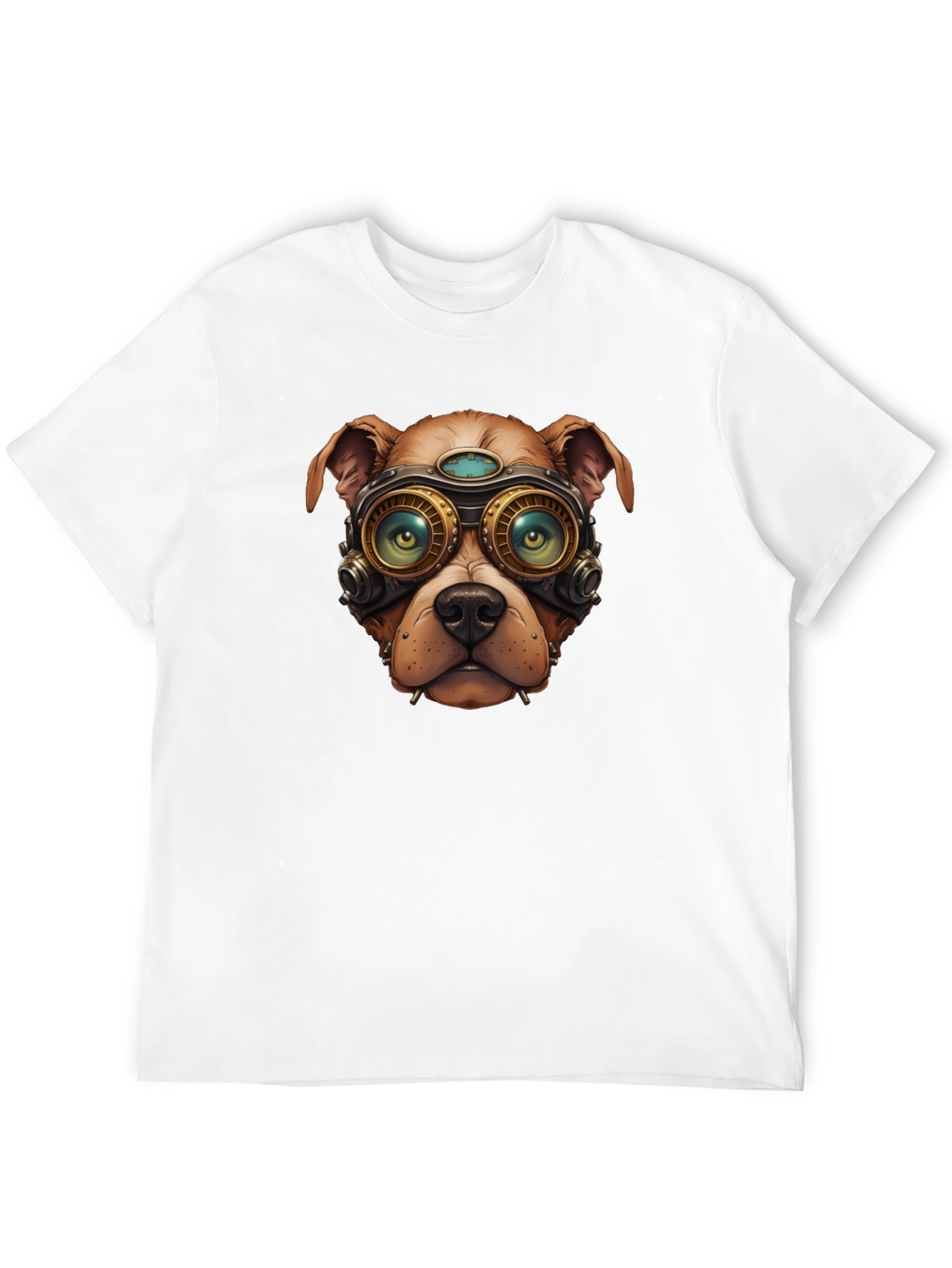 Steampunk Dog Graphic T-Shirt