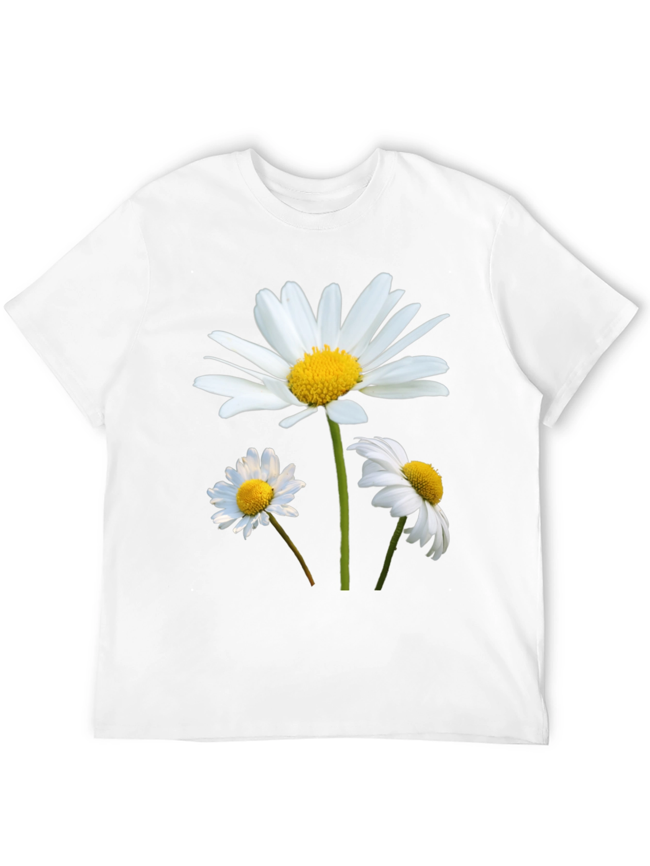 Daisy Flower T-Shirt - Soft Cotton Casual Tee