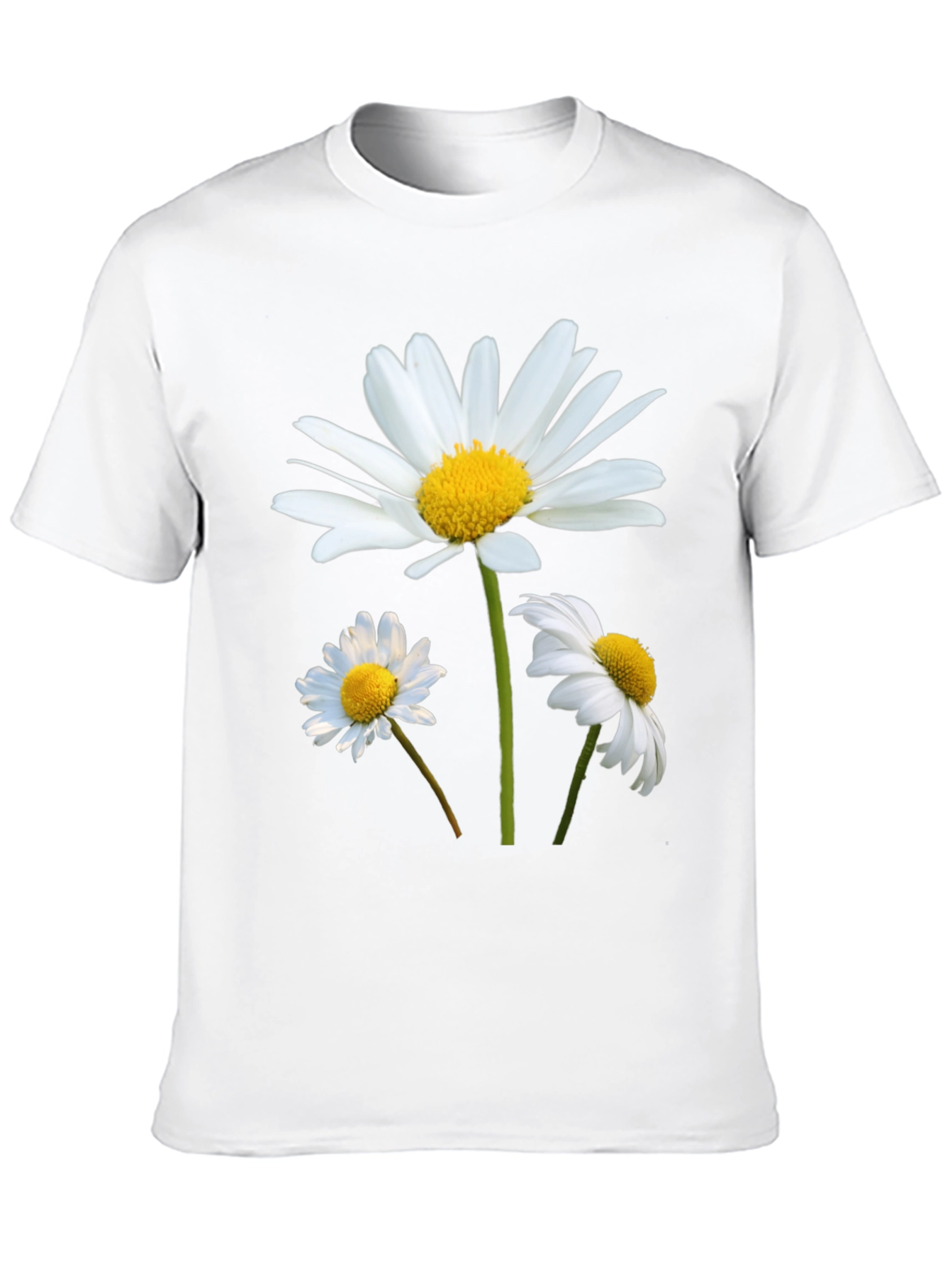 Daisy Flower T-Shirt - Soft Cotton Casual Tee