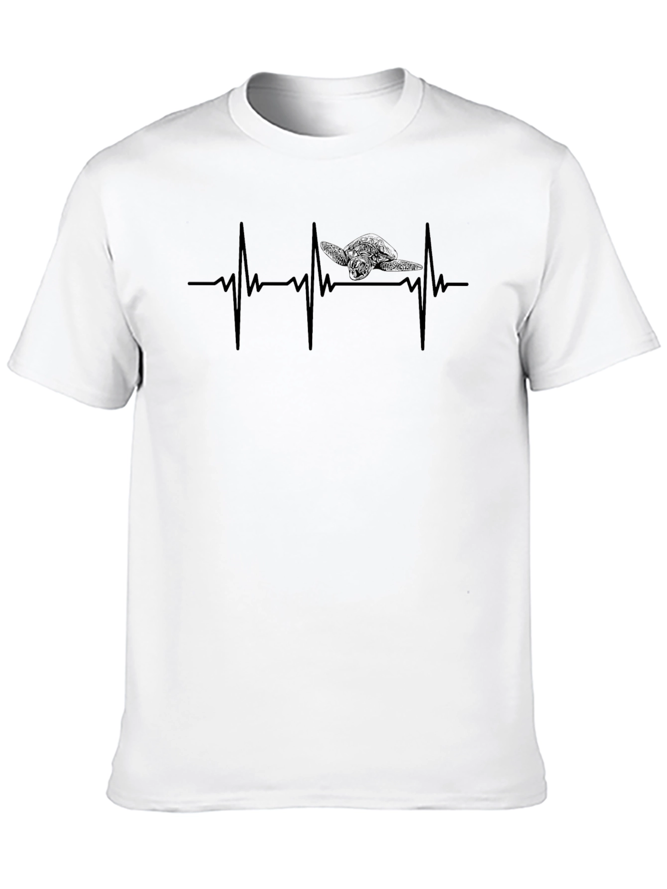 Turtle Heartbeat T-Shirt - Sea Life Design