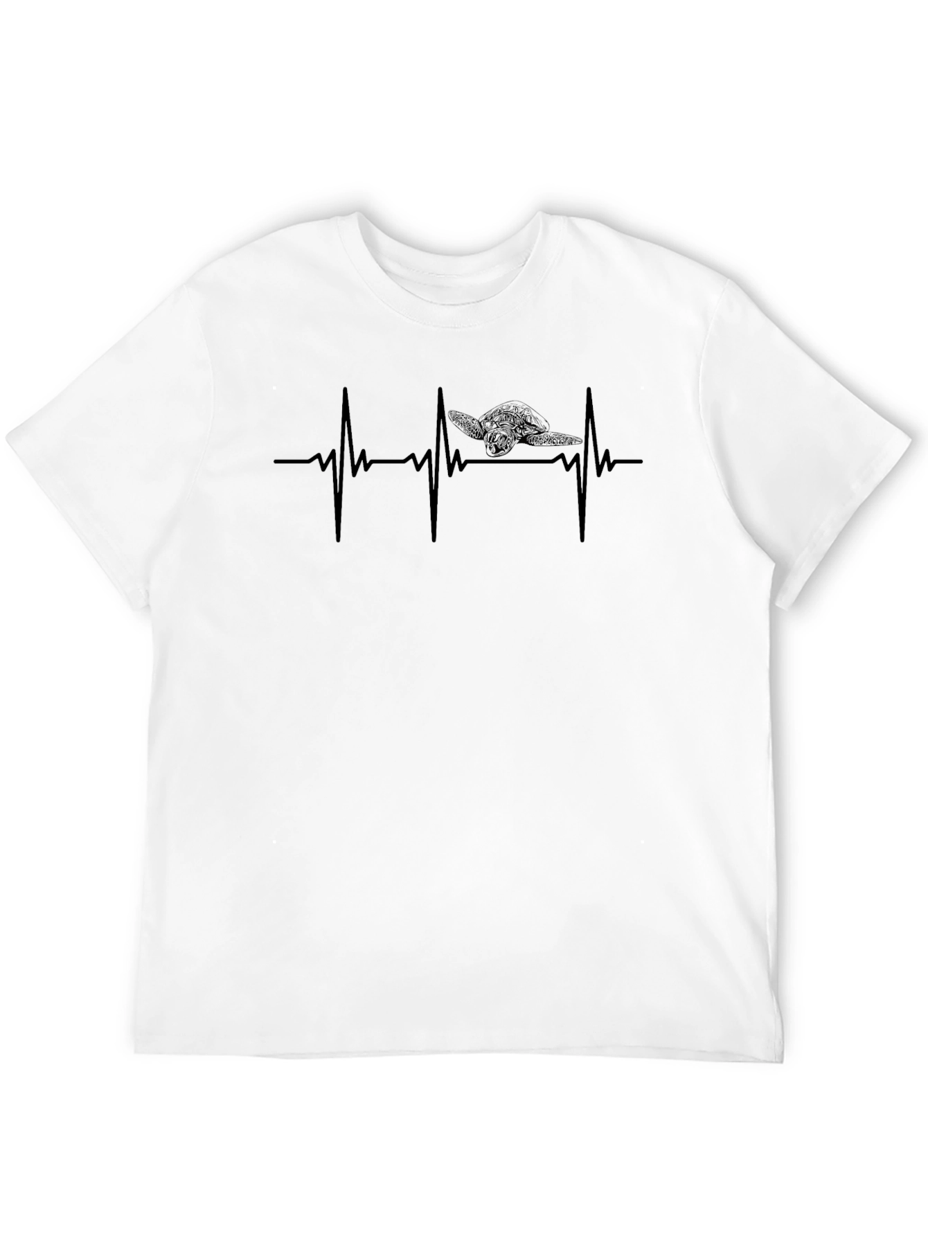 Turtle Heartbeat T-Shirt - Sea Life Design