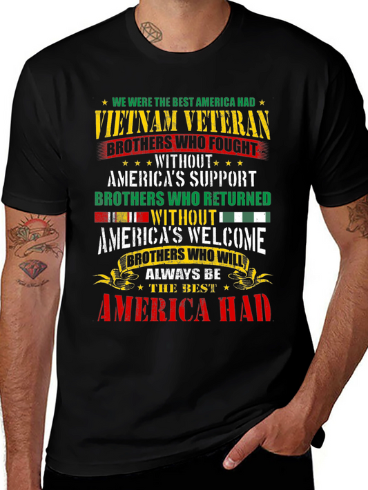 Vietnam Veteran Patriotic T-Shirt