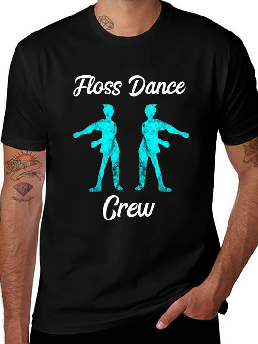 Floss Dance Crew T-Shirt - Trendy Graphic Tee