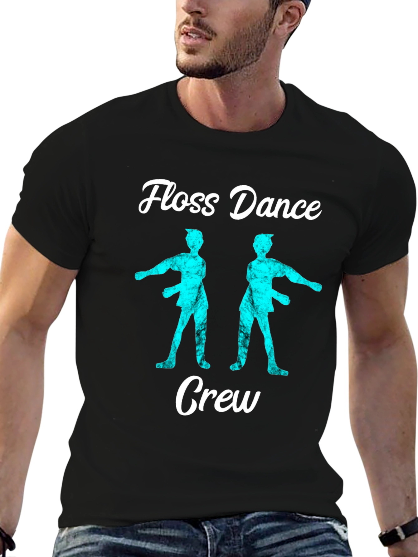 Floss Dance Crew T-Shirt - Trendy Graphic Tee