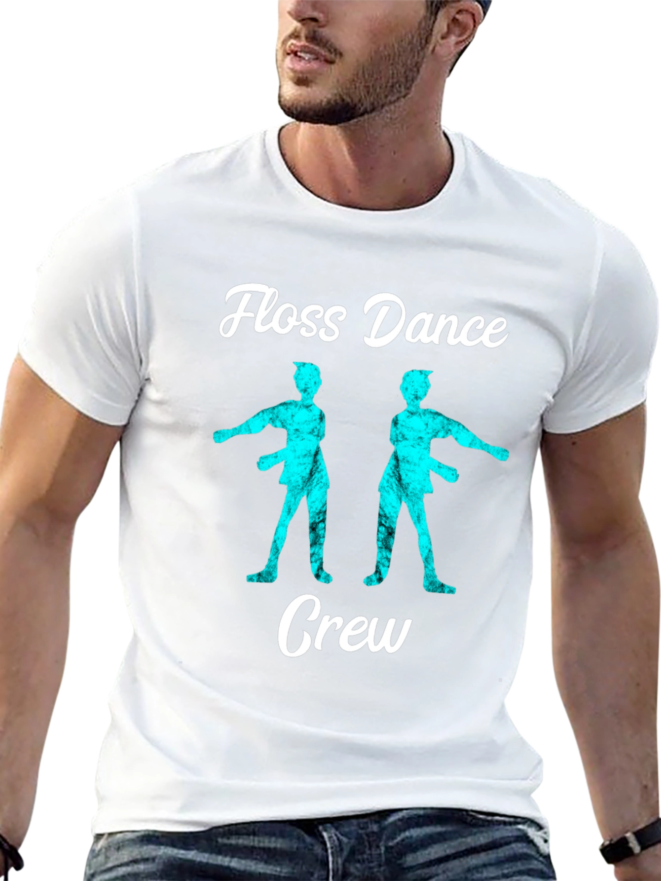 Floss Dance Crew T-Shirt - Trendy Graphic Tee