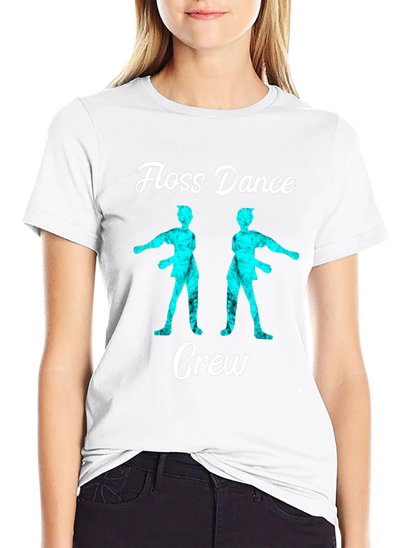 Floss Dance Crew T-Shirt - Trendy Graphic Tee