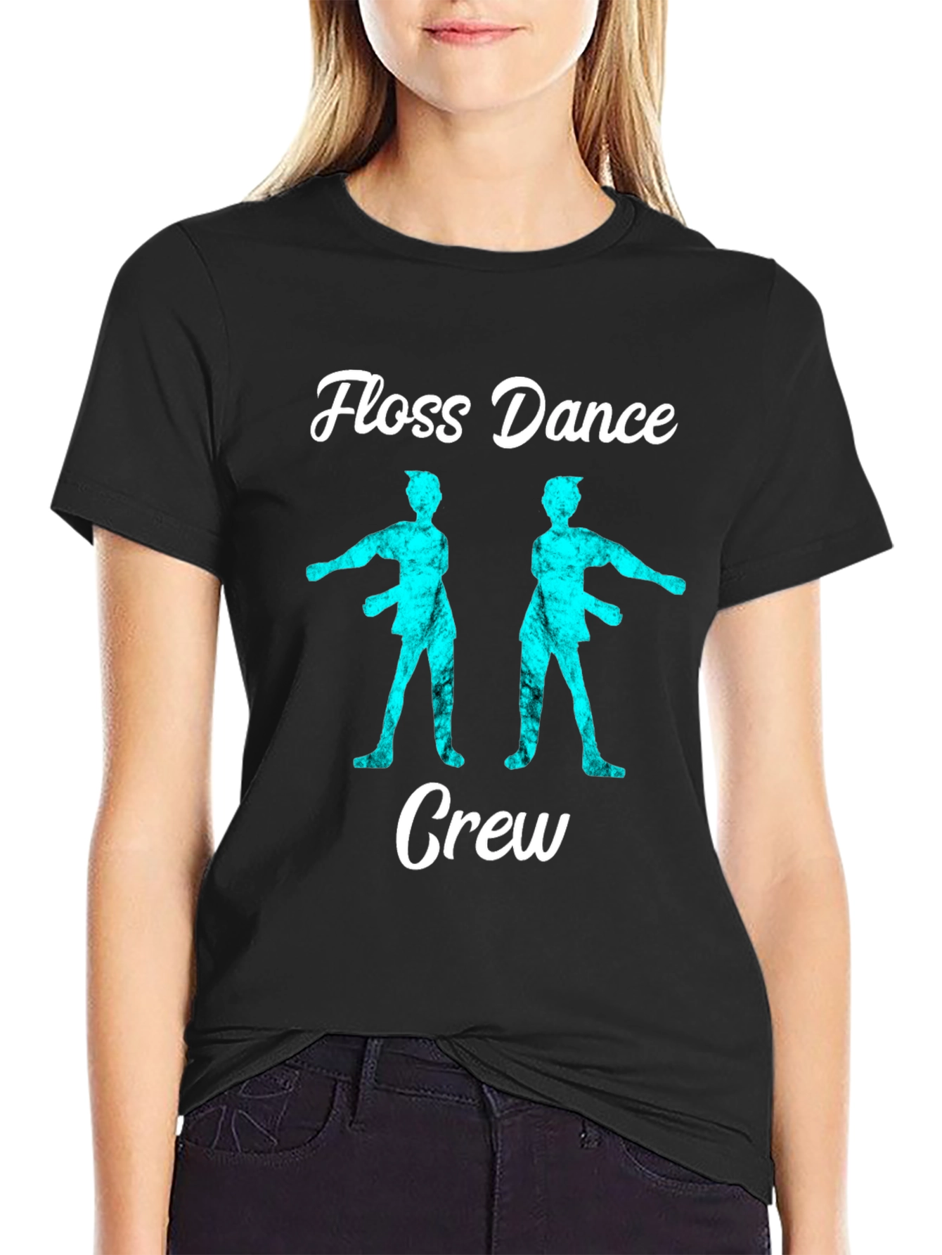 Floss Dance Crew T-Shirt - Trendy Graphic Tee