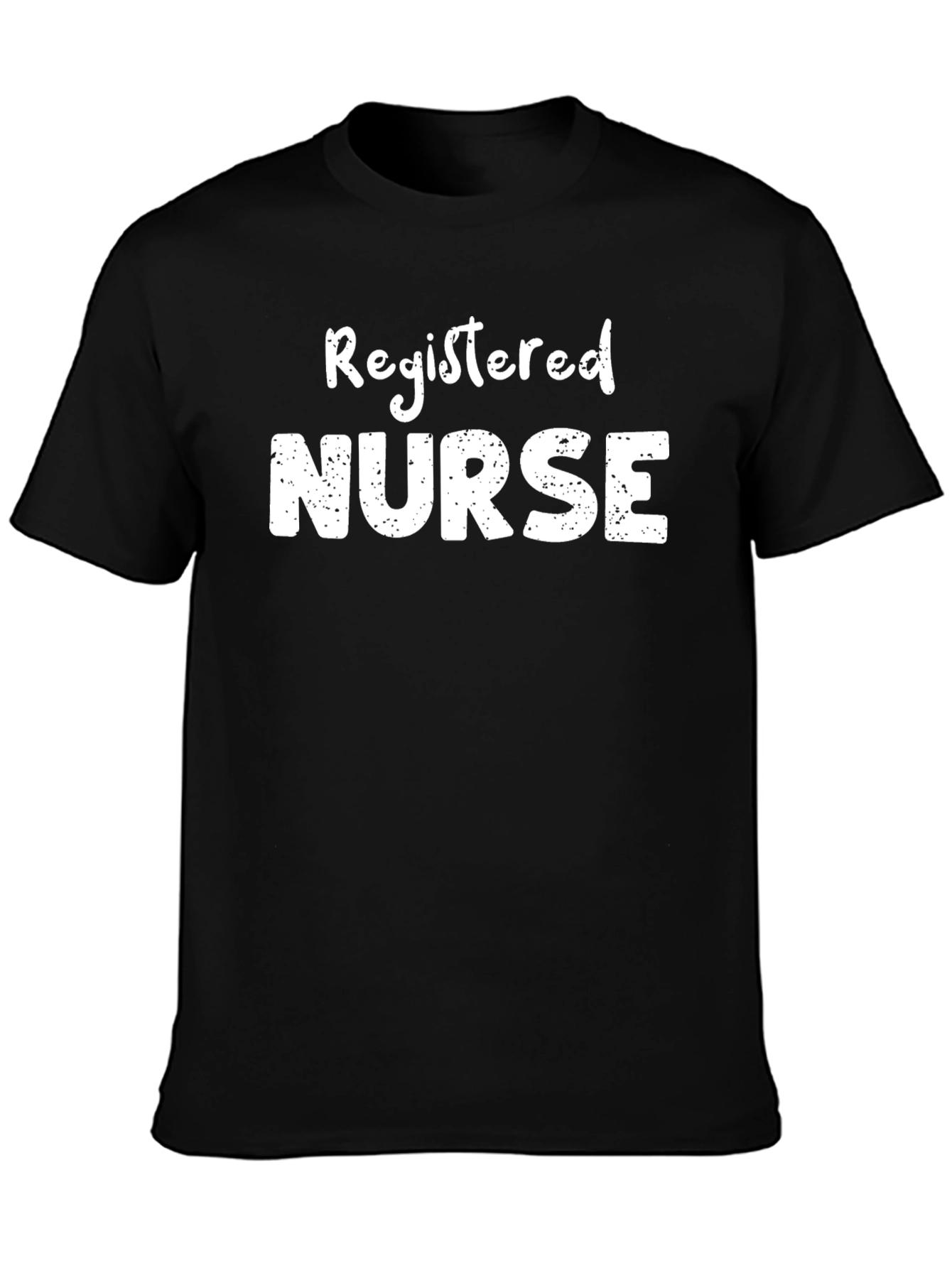 Registered Nurse Graphic T-Shirt - Black