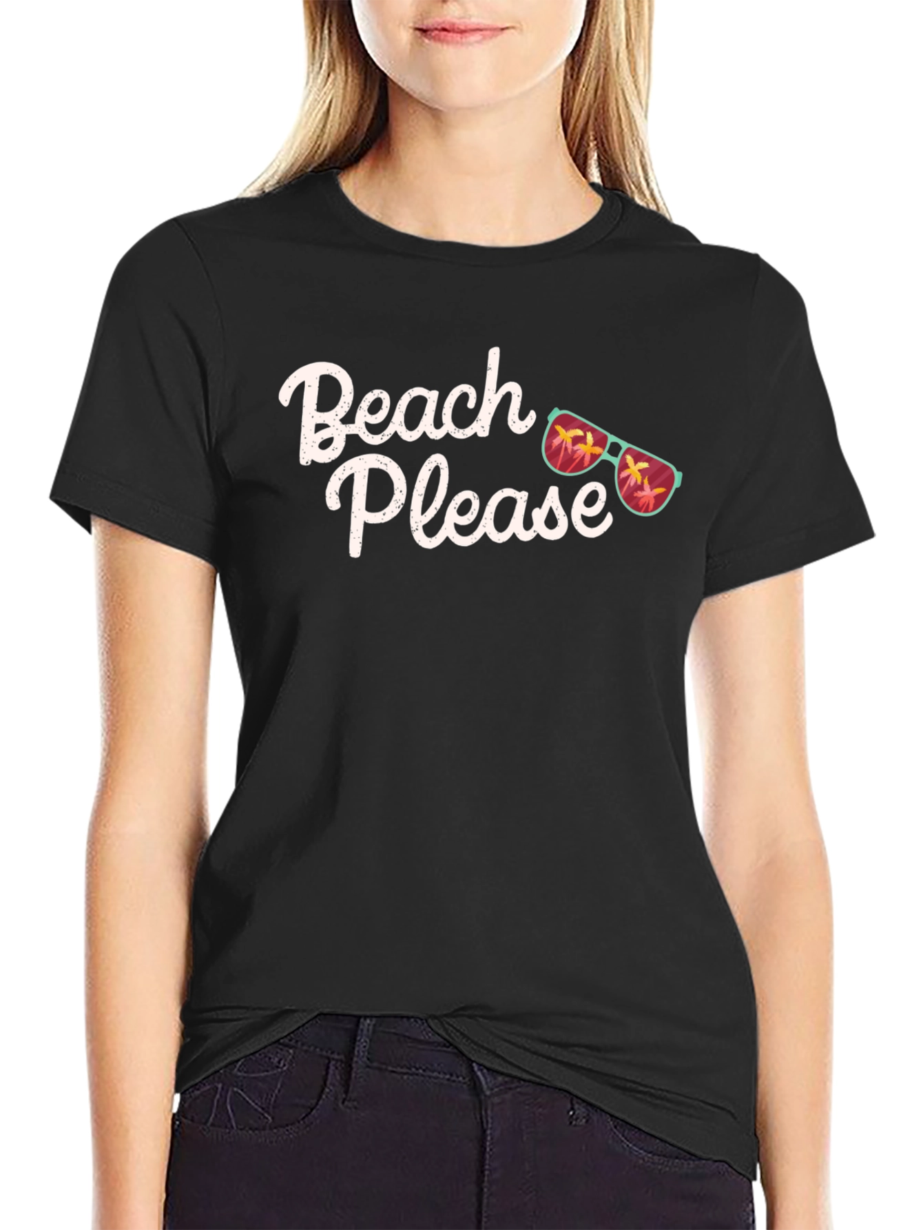 Beach Please Graphic T-Shirt
