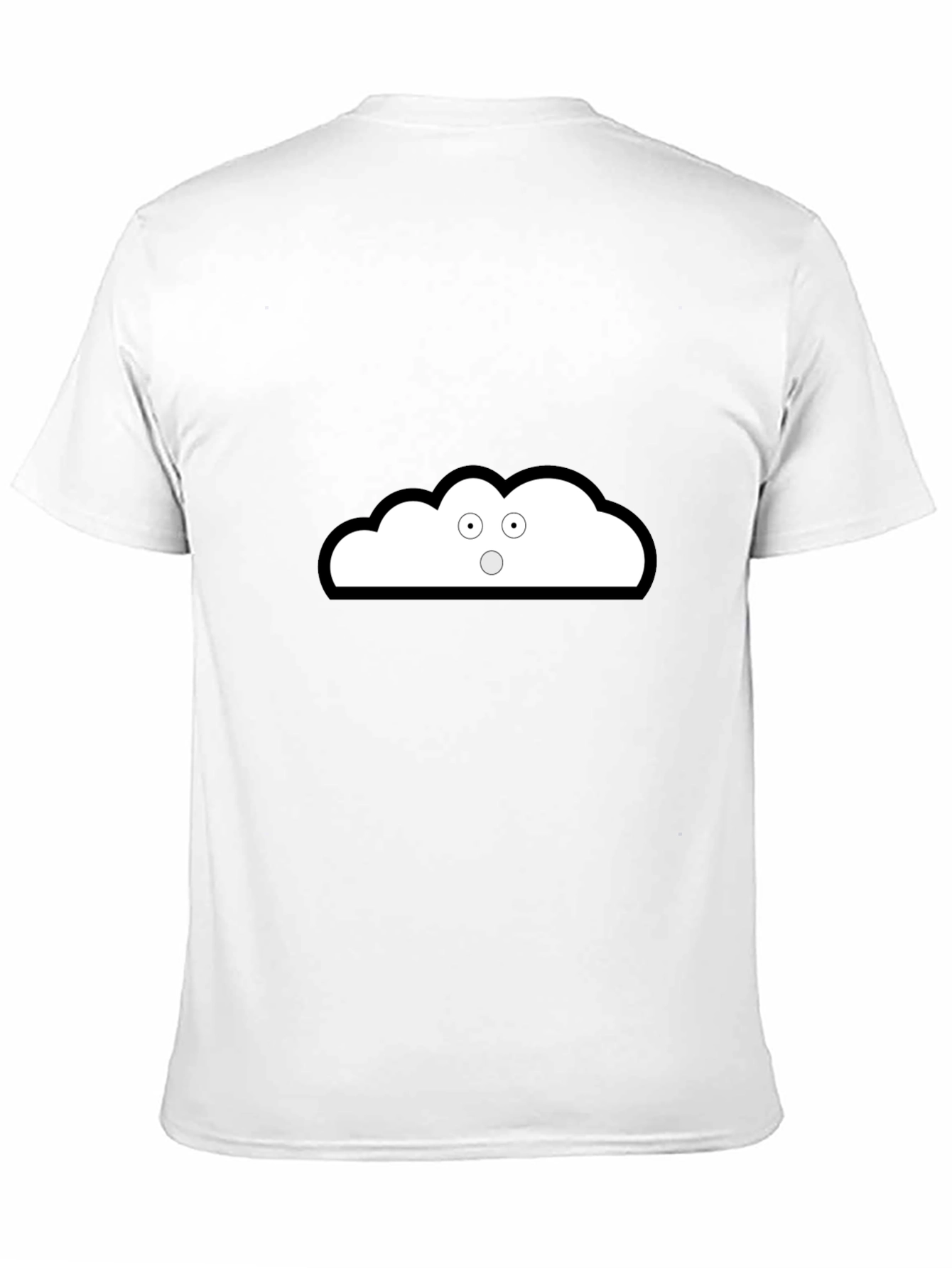 Cloud Graphic Black T-Shirt - Unique Style