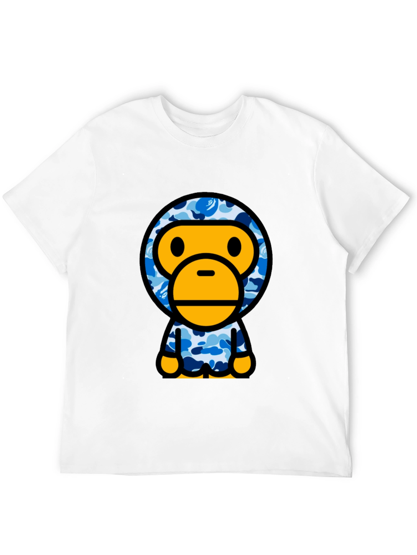 Bathing Ape Camo Monkey Graphic T-Shirt