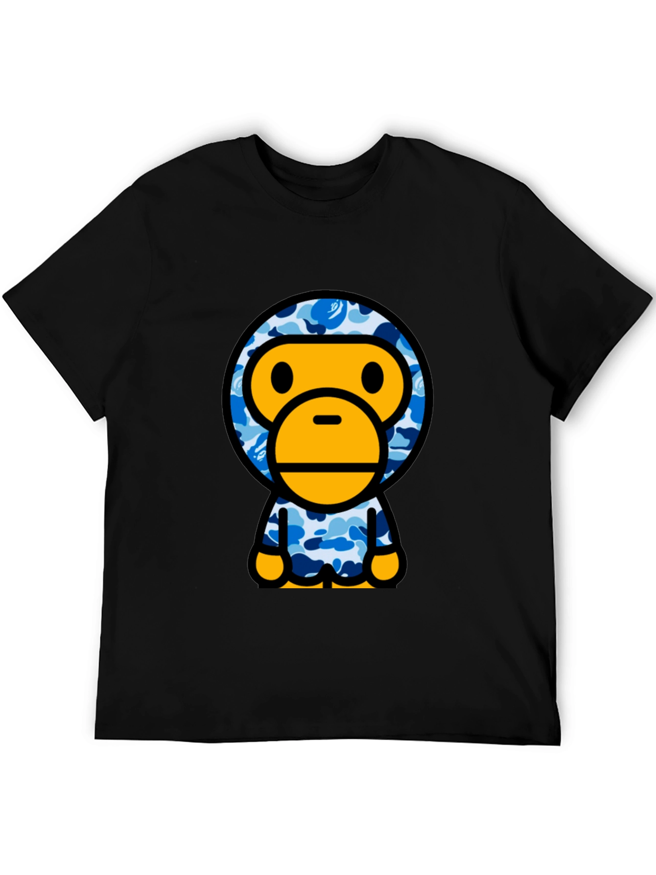 Bathing Ape Camo Monkey Graphic T-Shirt