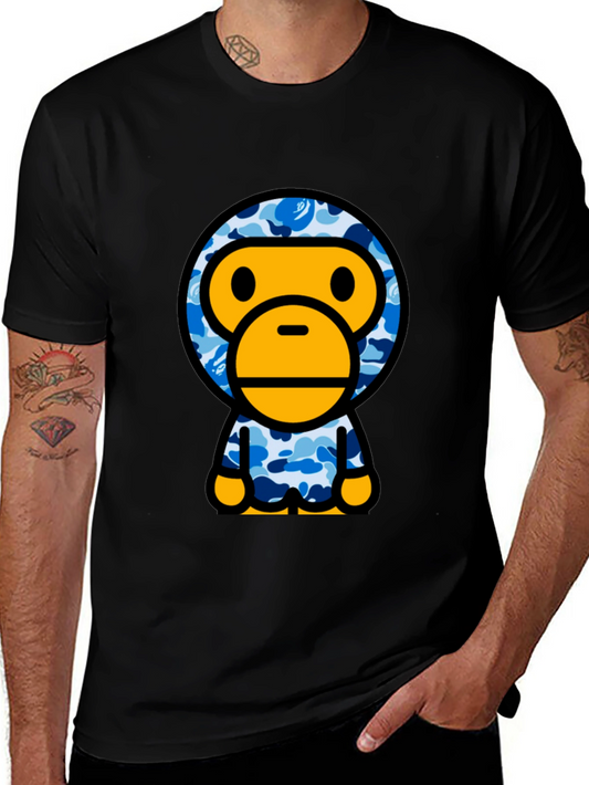 Bathing Ape Camo Monkey Graphic T-Shirt
