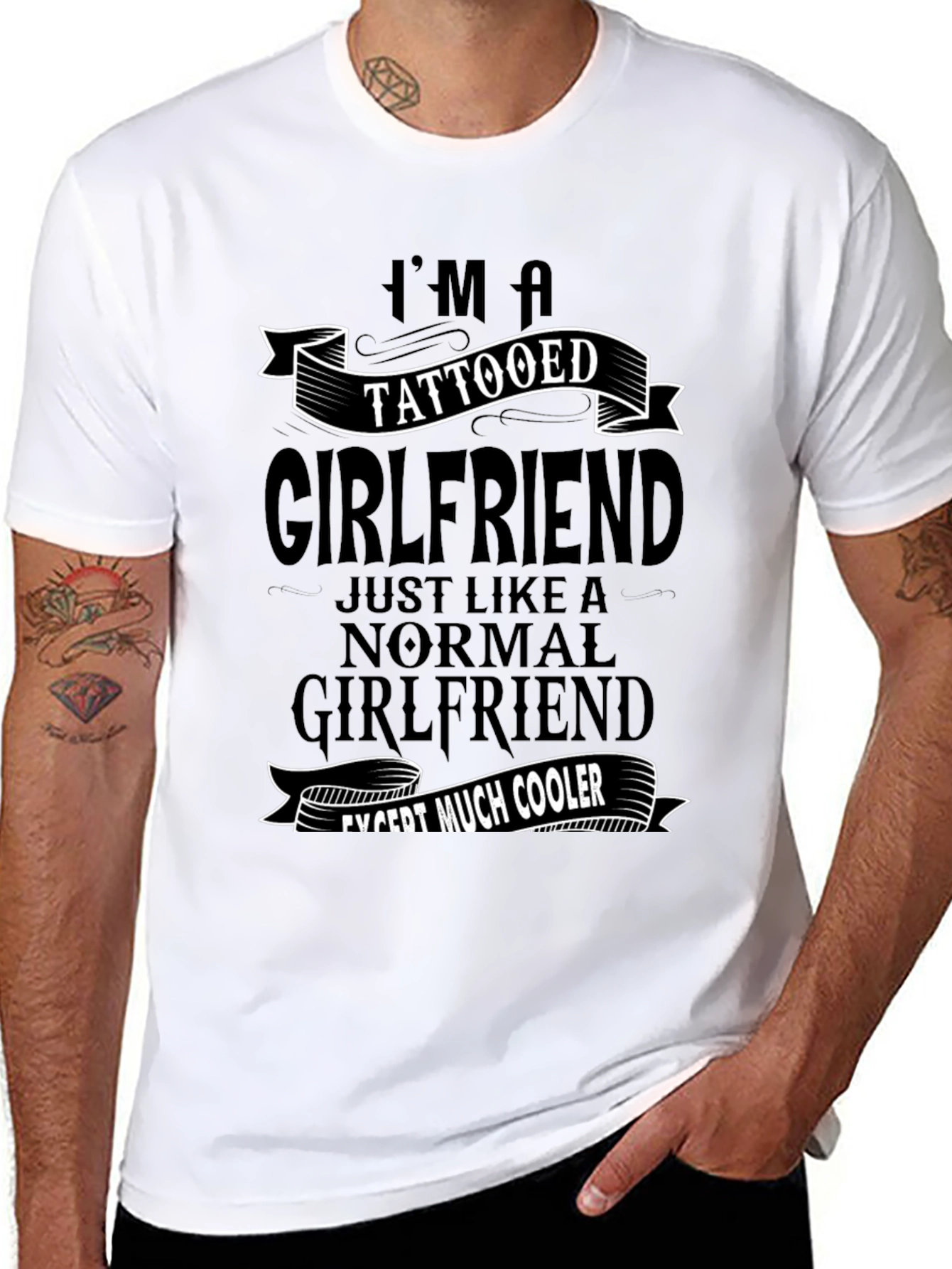 Tattooed Girlfriend Graphic T-Shirt