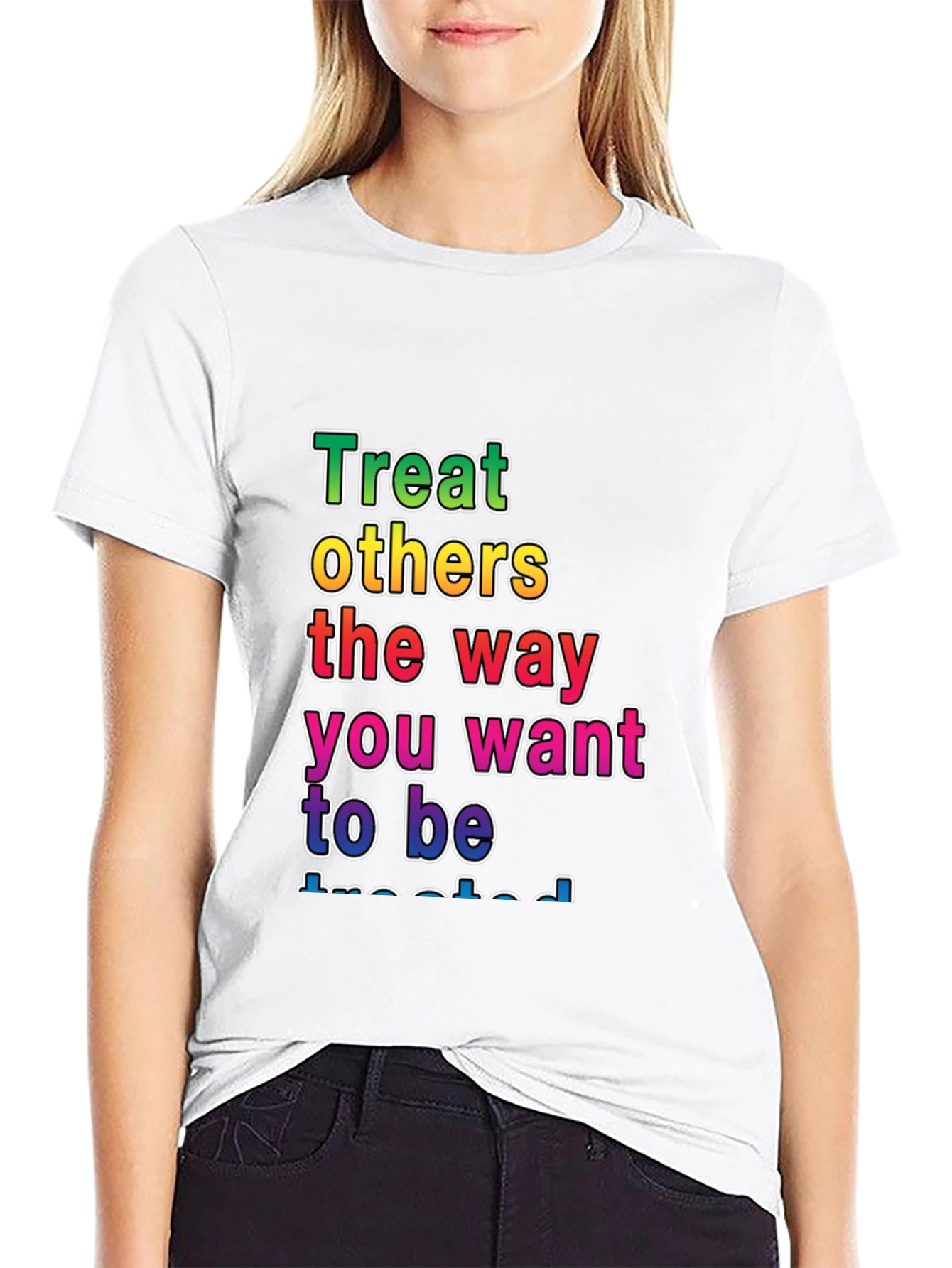 Treat Others Graphic Tee - Black