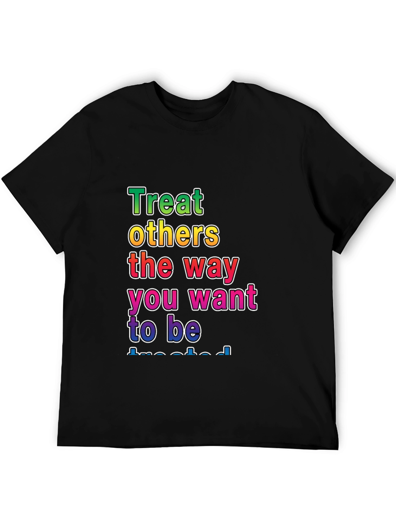 Treat Others Graphic Tee - Black