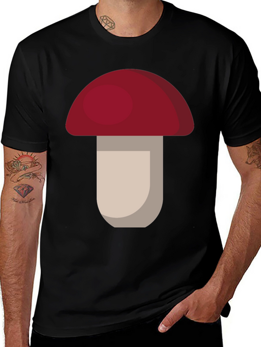 Mushroom Graphic Tee - Funky Casual Style