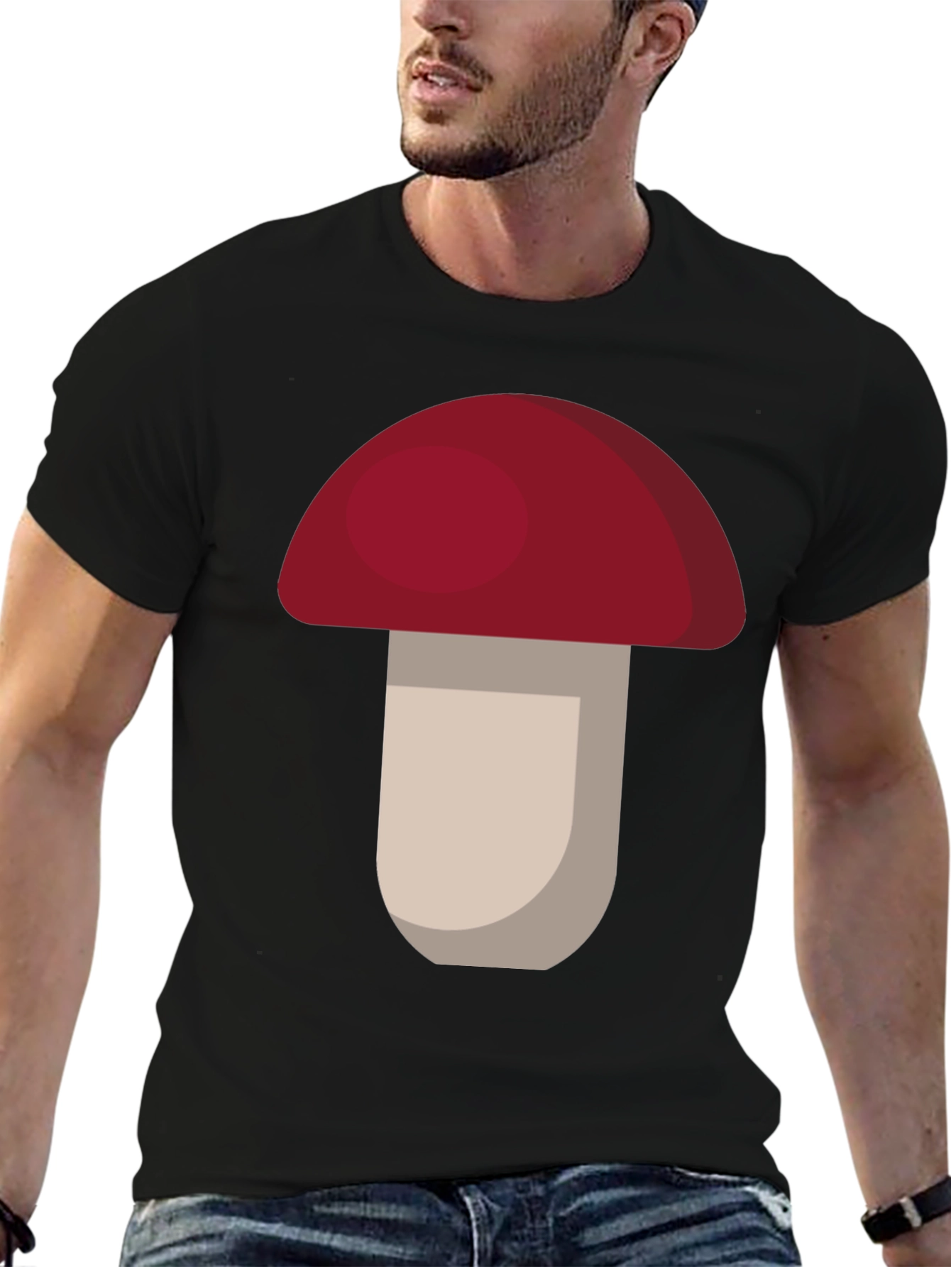 Mushroom Graphic Tee - Funky Casual Style