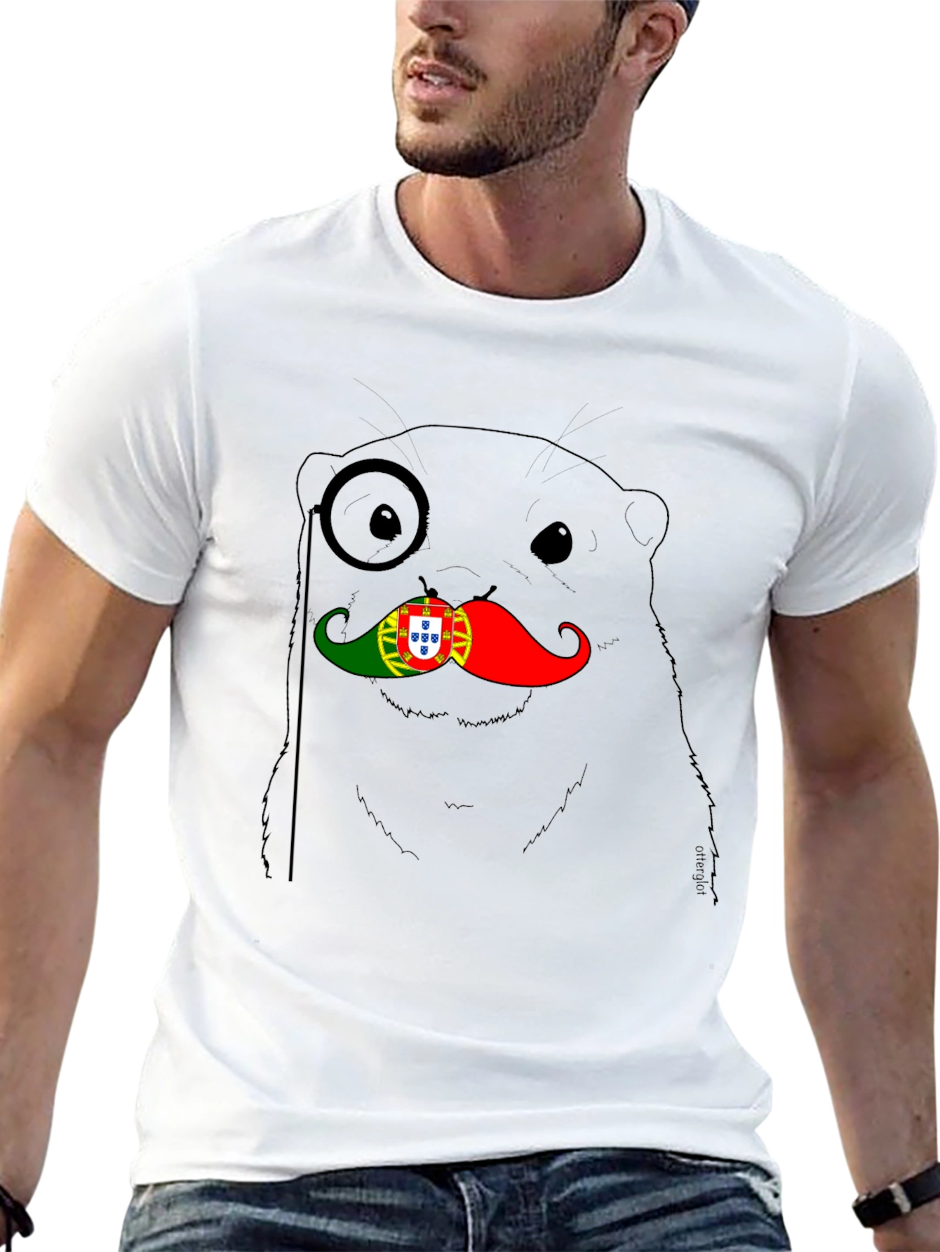 Portugal Otter Graphic T-Shirt