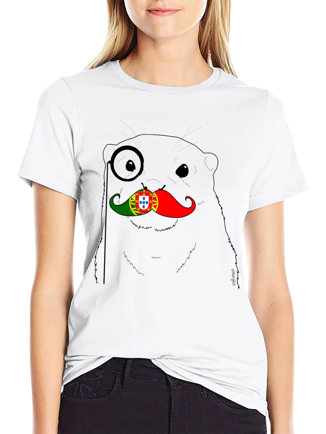 Portugal Otter Graphic T-Shirt