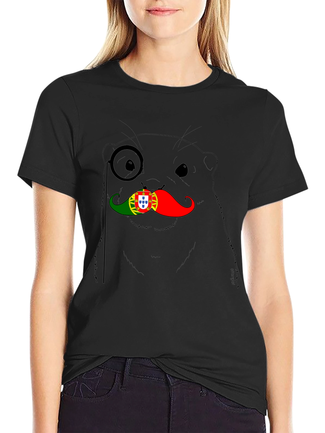 Portugal Otter Graphic T-Shirt