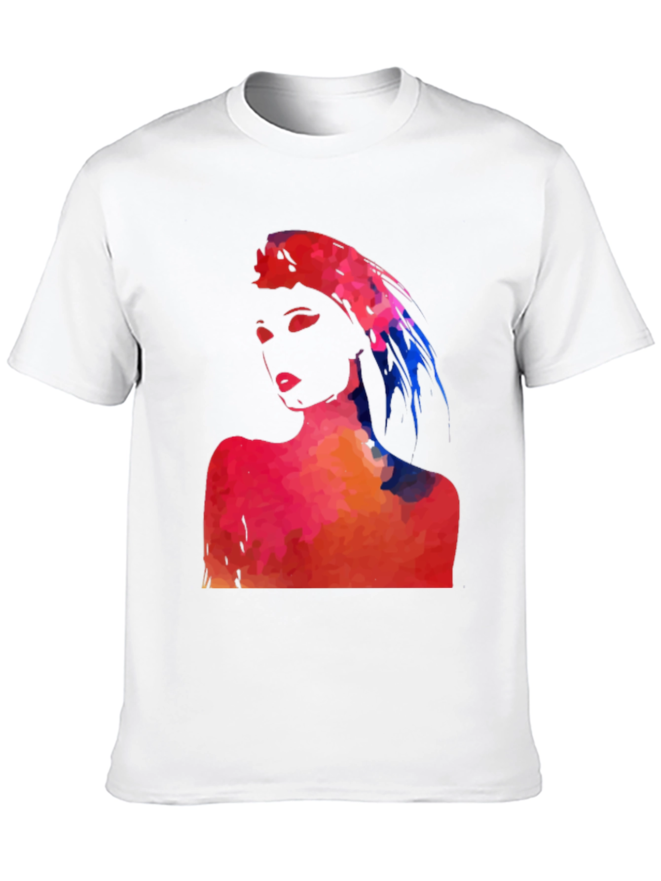Abstract Woman Graphic Tee - Stylish Unisex T-Shirt