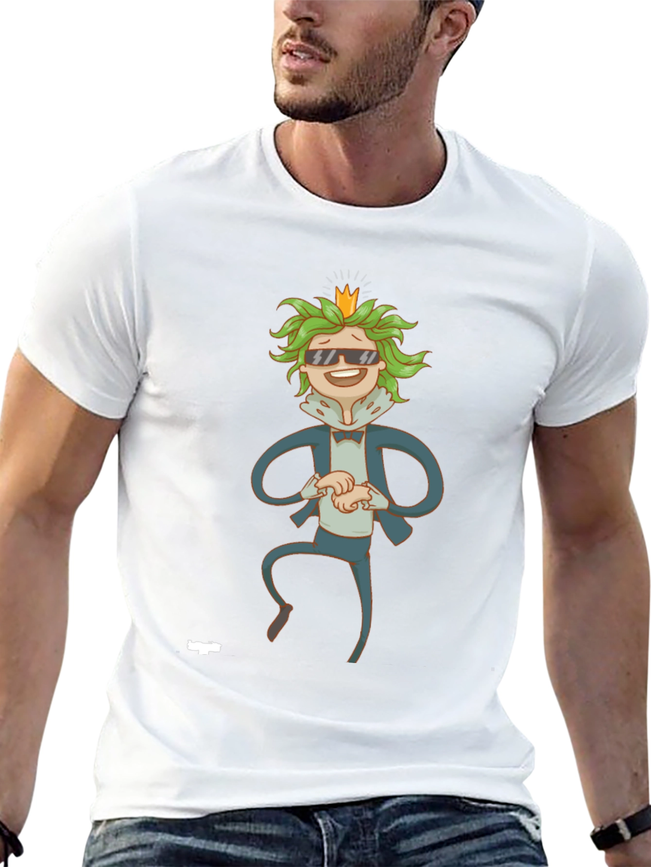 Cartoon Prince Graphic Tee