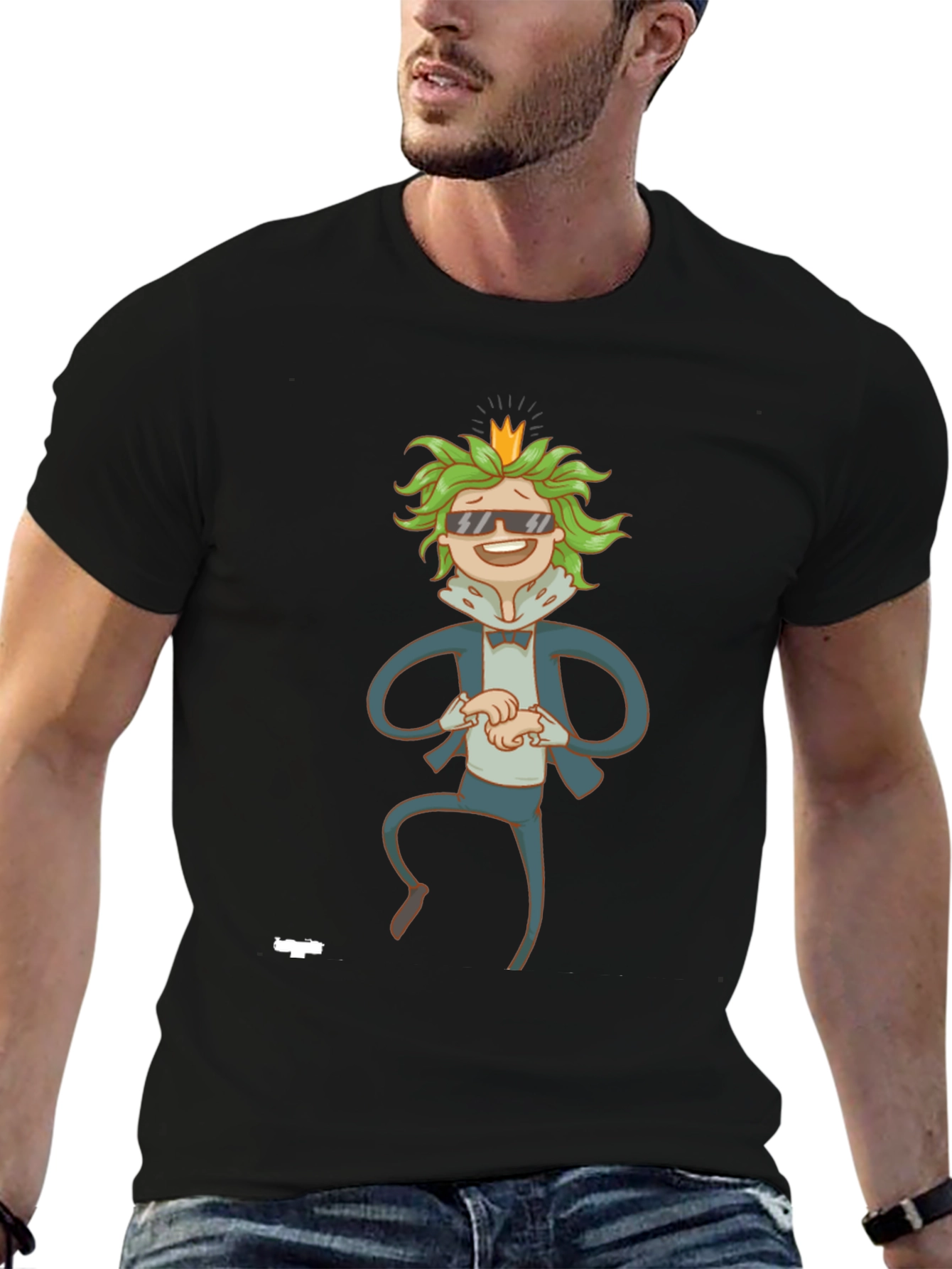 Cartoon Prince Graphic Tee