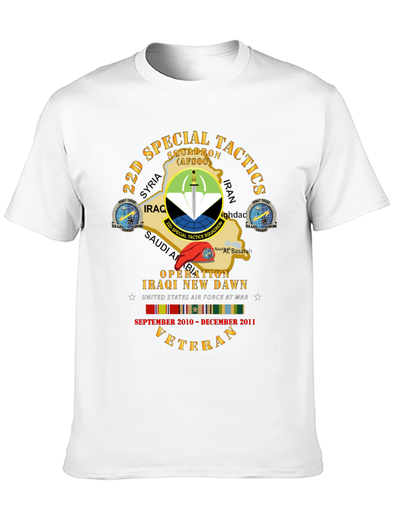22D Special Tactics Squadron Veteran T-Shirt