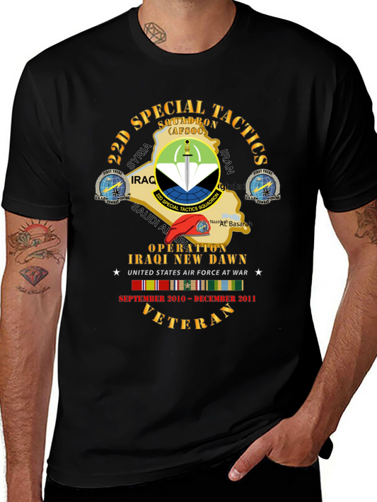 22D Special Tactics Squadron Veteran T-Shirt