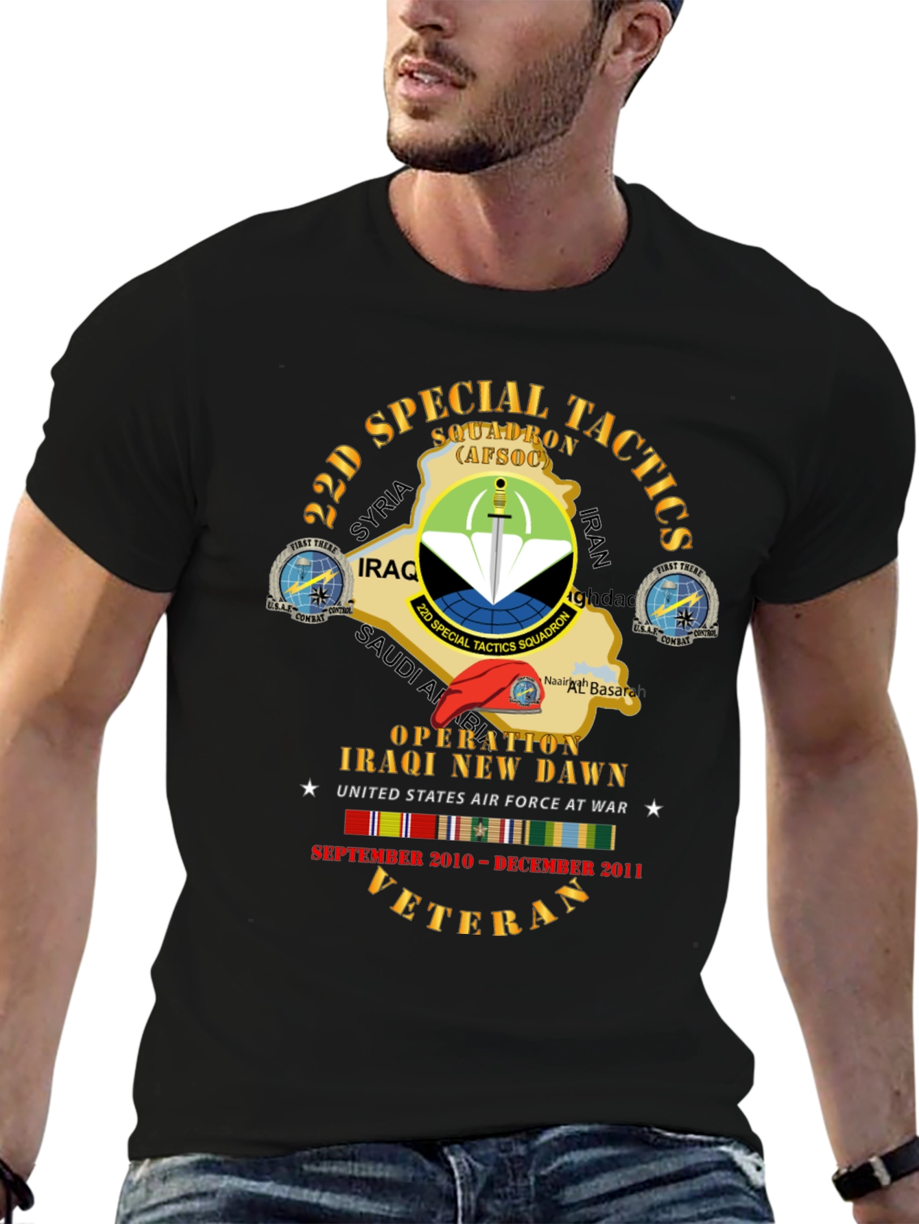 22D Special Tactics Squadron Veteran T-Shirt