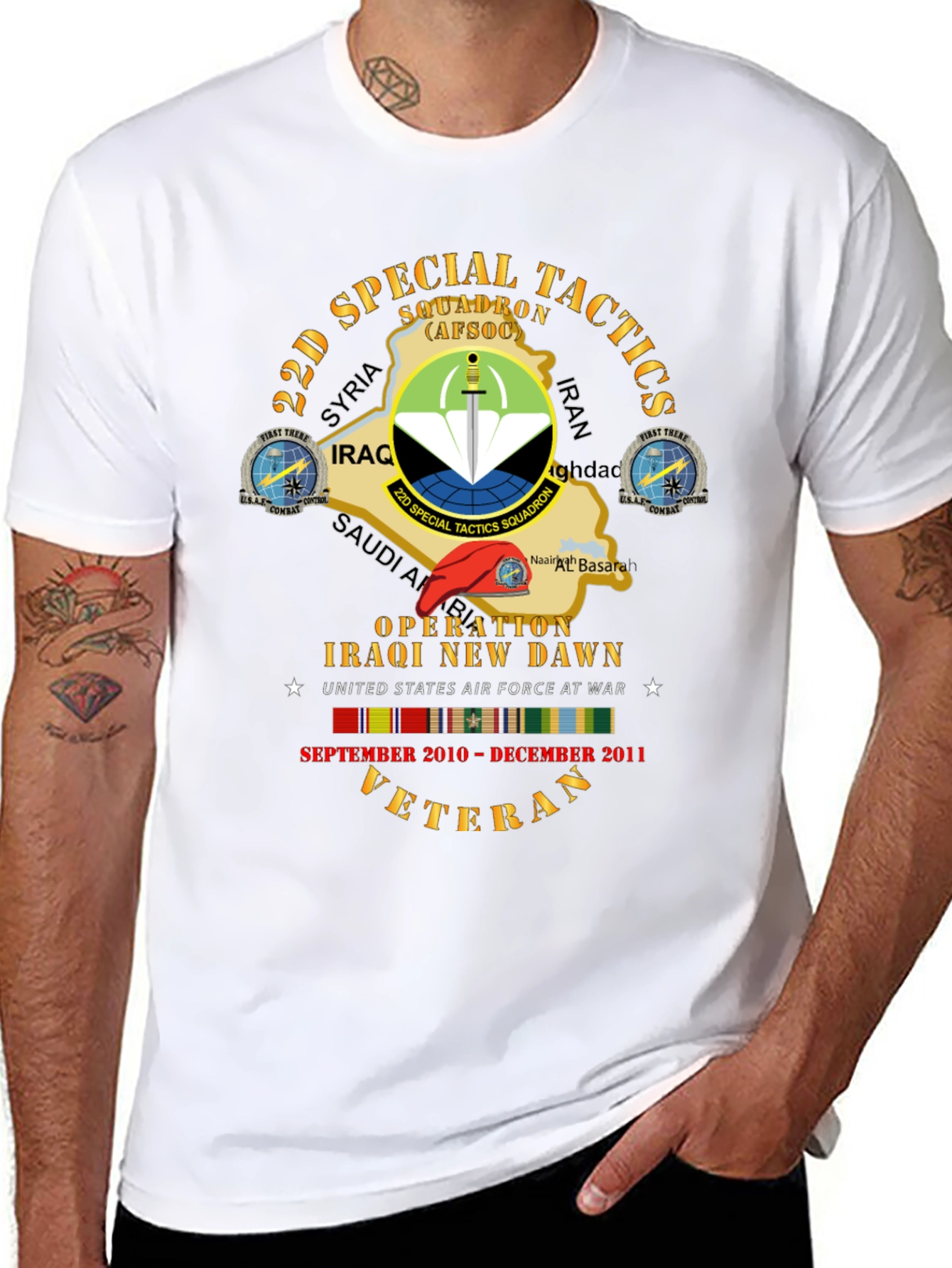 22D Special Tactics Squadron Veteran T-Shirt