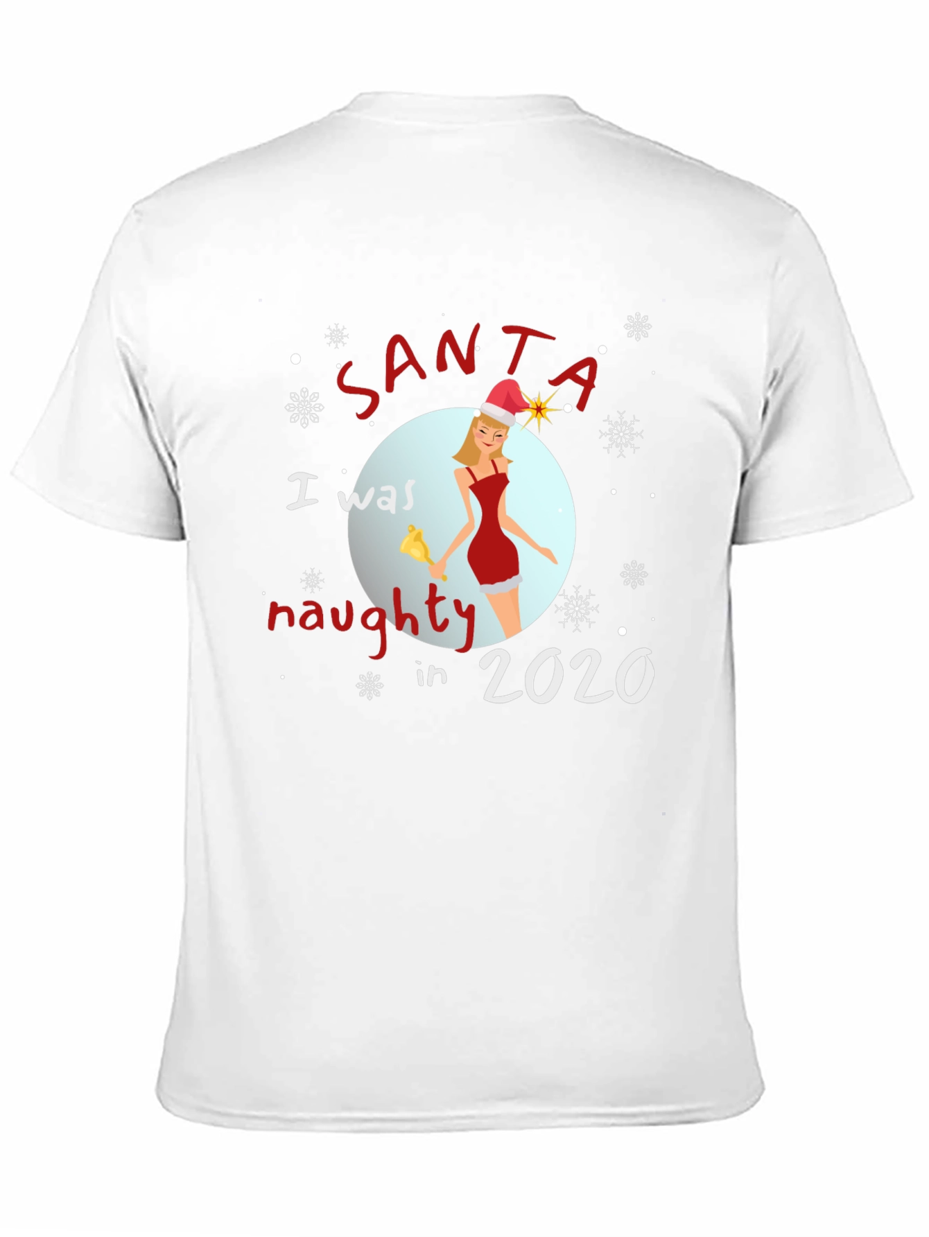 Santa Naughty in 2020 T-Shirt Christmas Tee