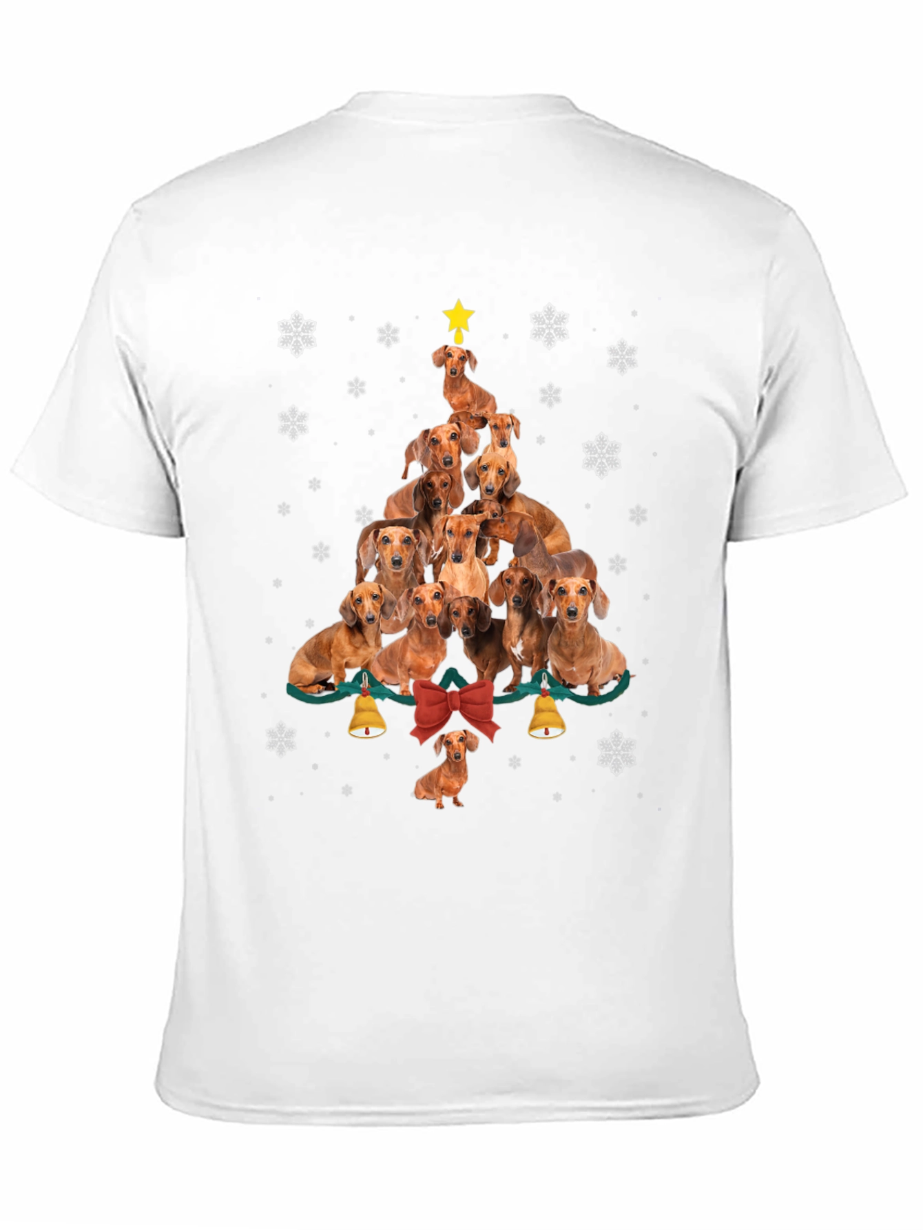 Dachshund Christmas Tree Graphic Tee