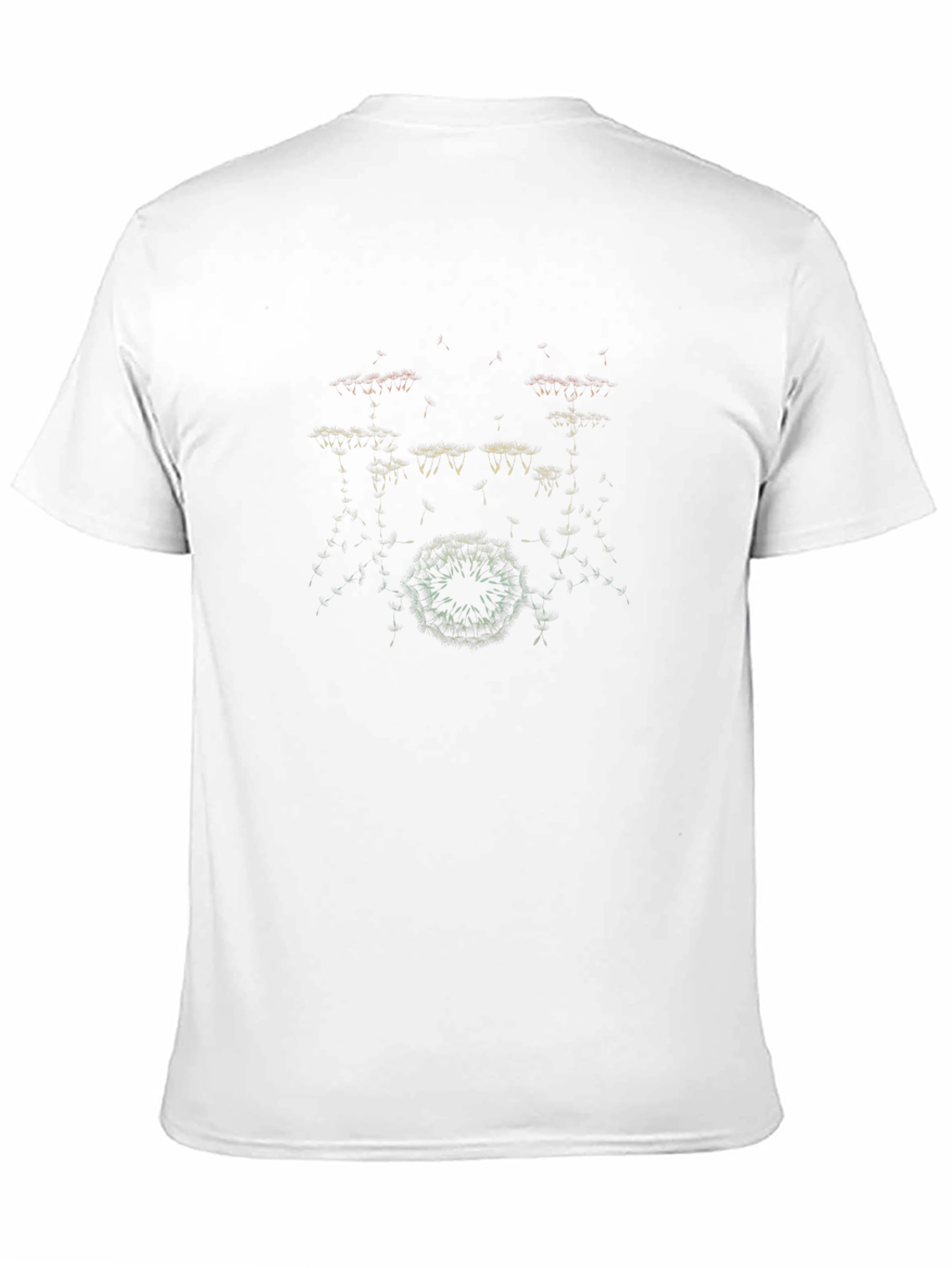 Abstract Drum Kit Graphic T-Shirt - Music Lover Tee