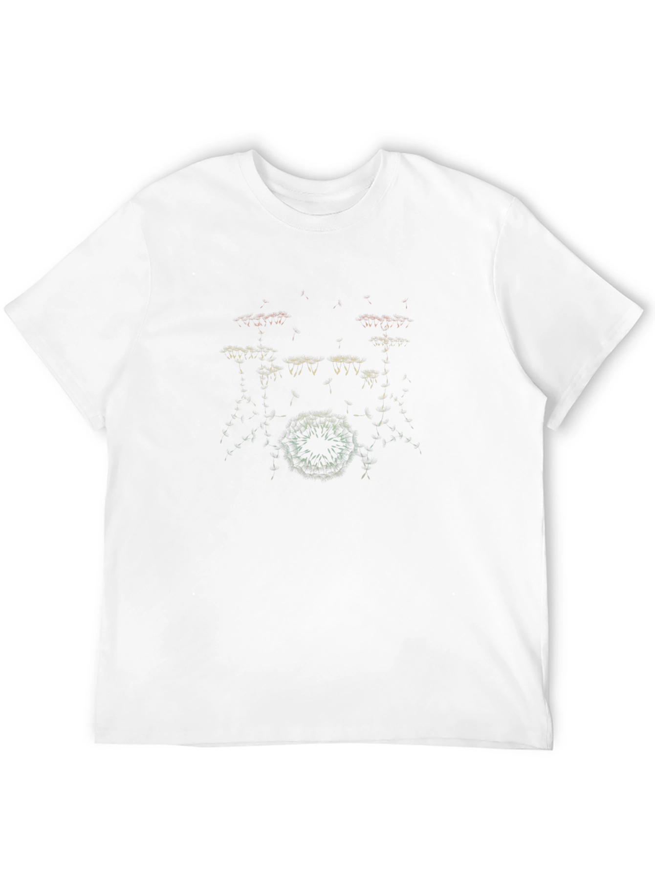 Abstract Drum Kit Graphic T-Shirt - Music Lover Tee