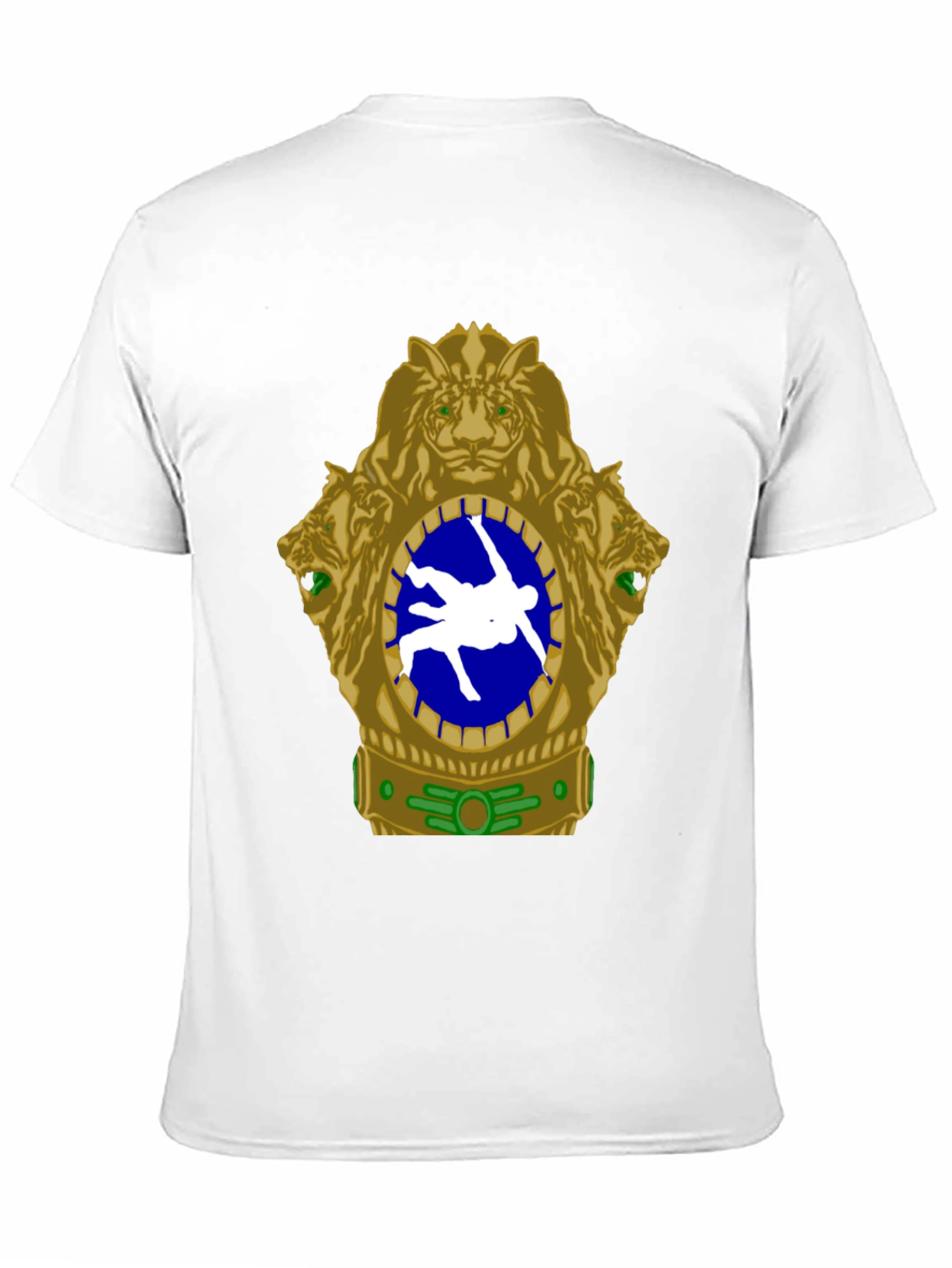 Wrestling Tiger Emblem T-Shirt