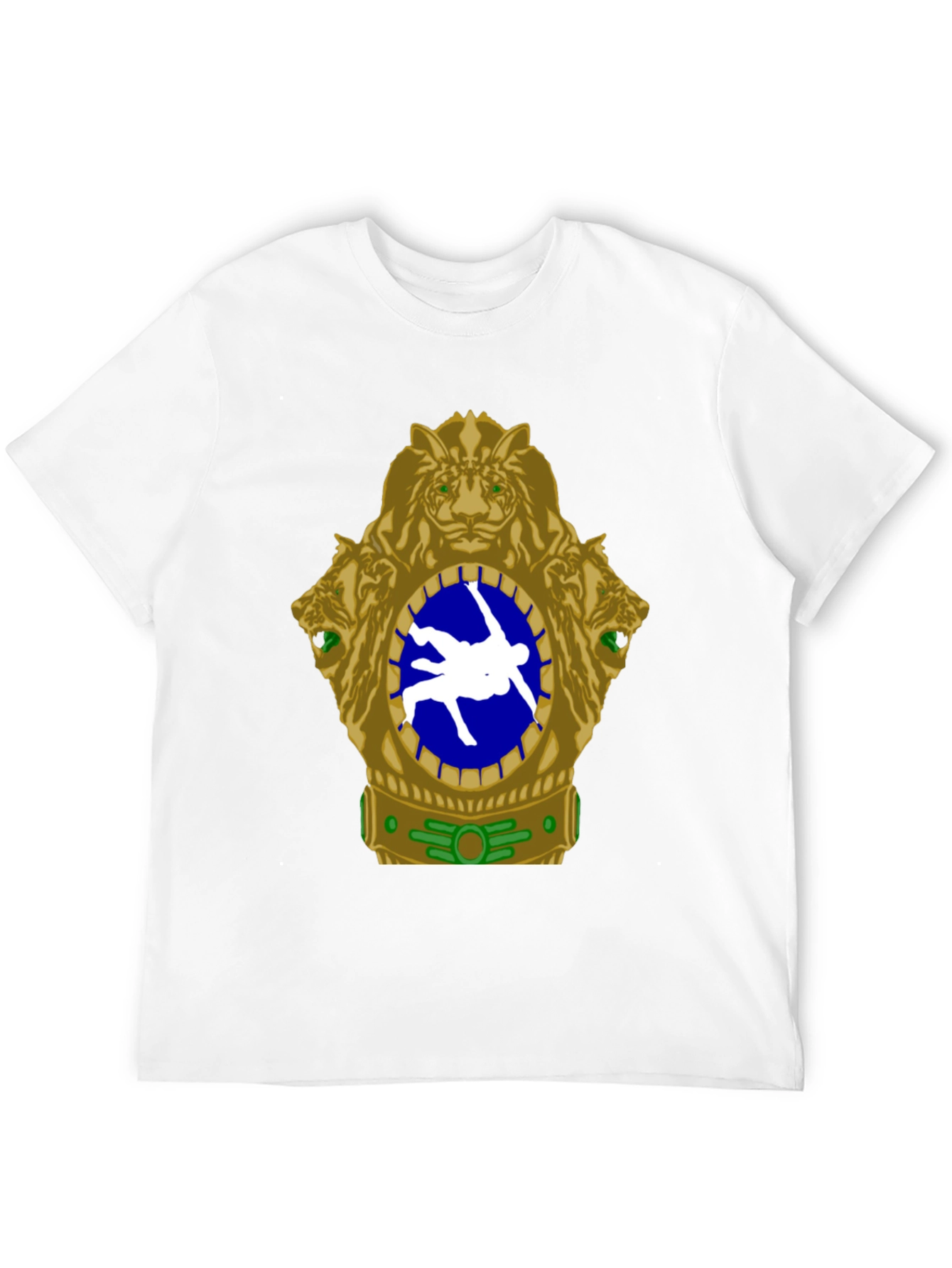 Wrestling Tiger Emblem T-Shirt