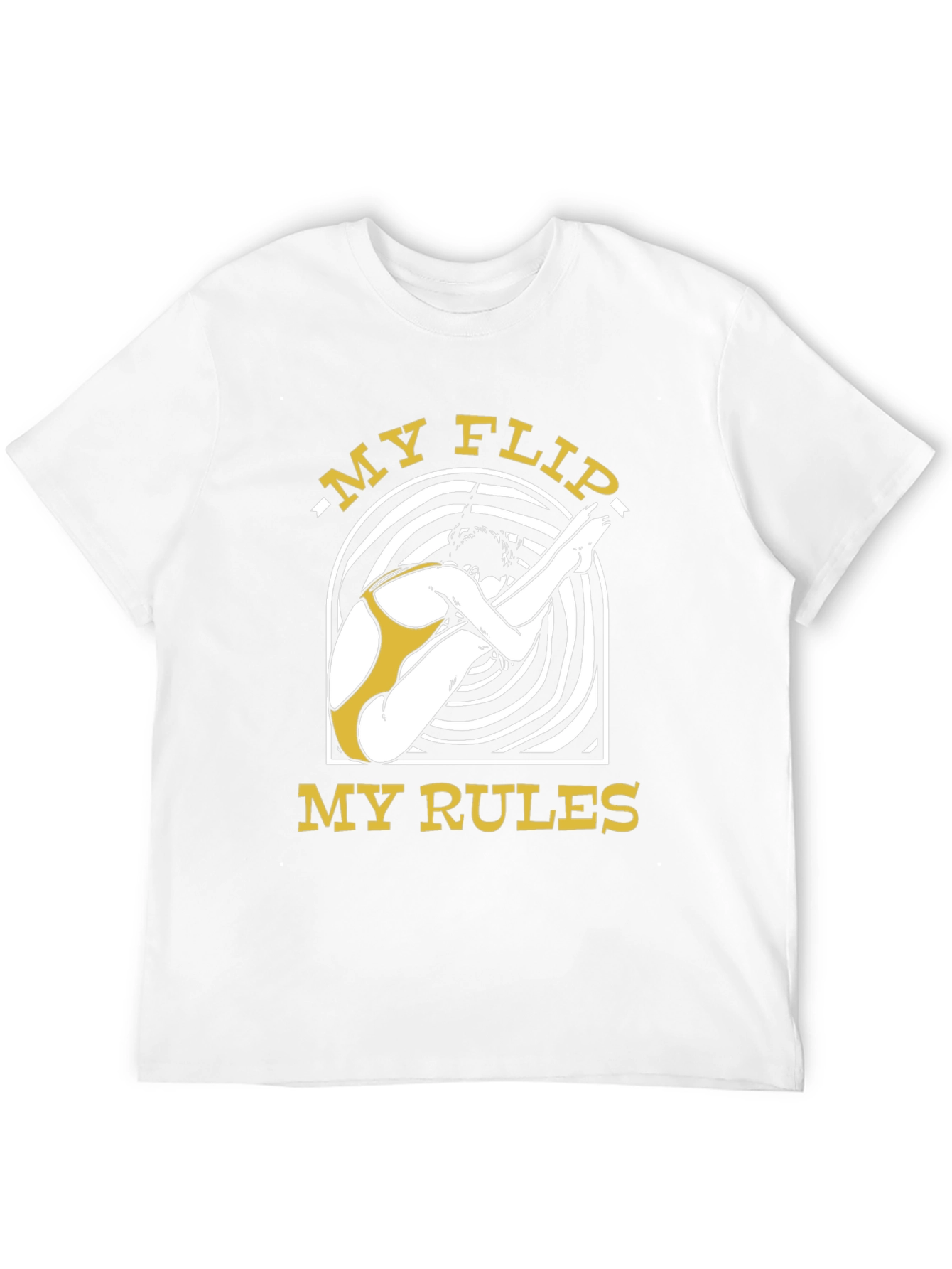 My Flip My Rules Black Graphic T-Shirt