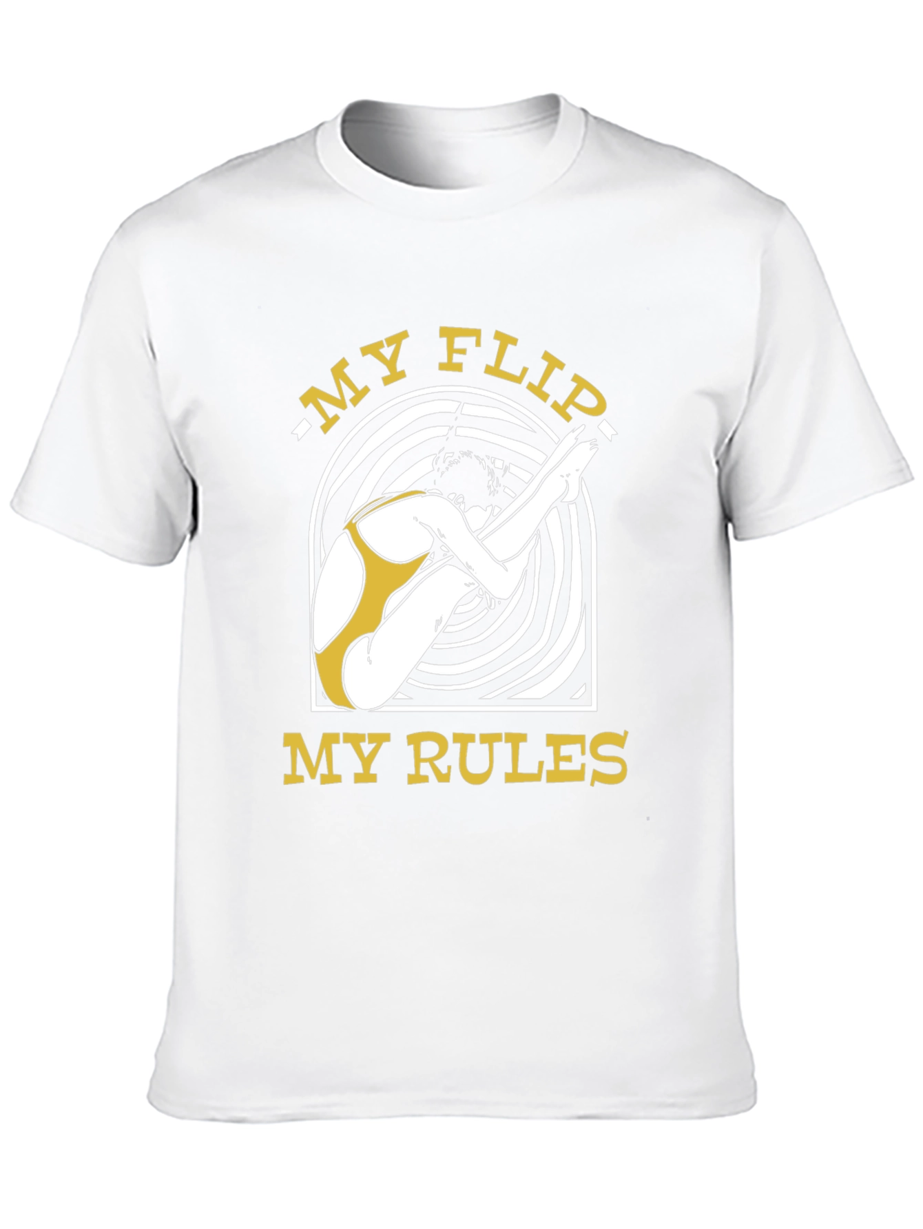 My Flip My Rules Black Graphic T-Shirt