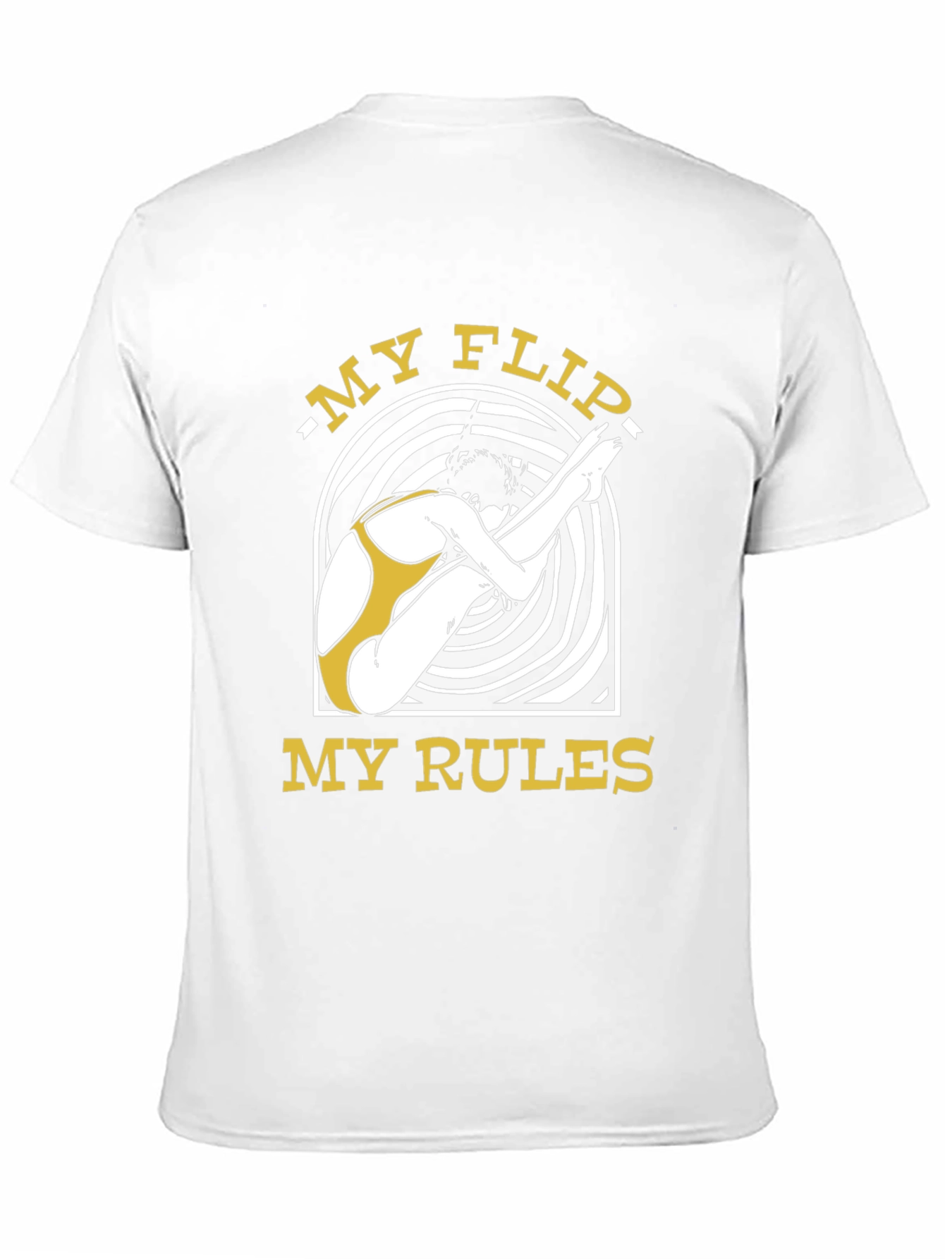 My Flip My Rules Black Graphic T-Shirt