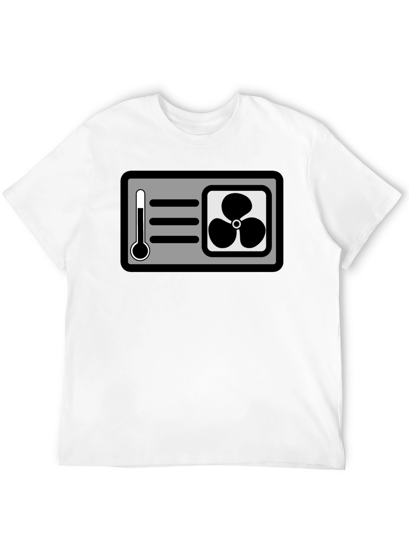 Air Conditioner Cartoon Graphic T-Shirt