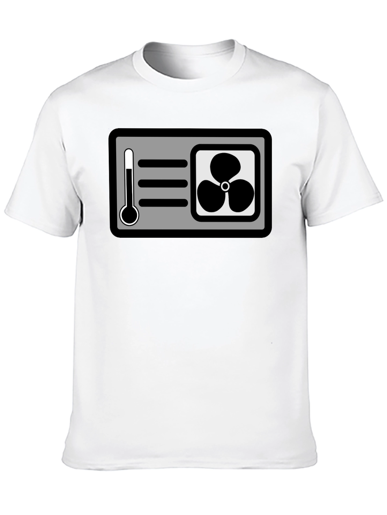 Air Conditioner Cartoon Graphic T-Shirt
