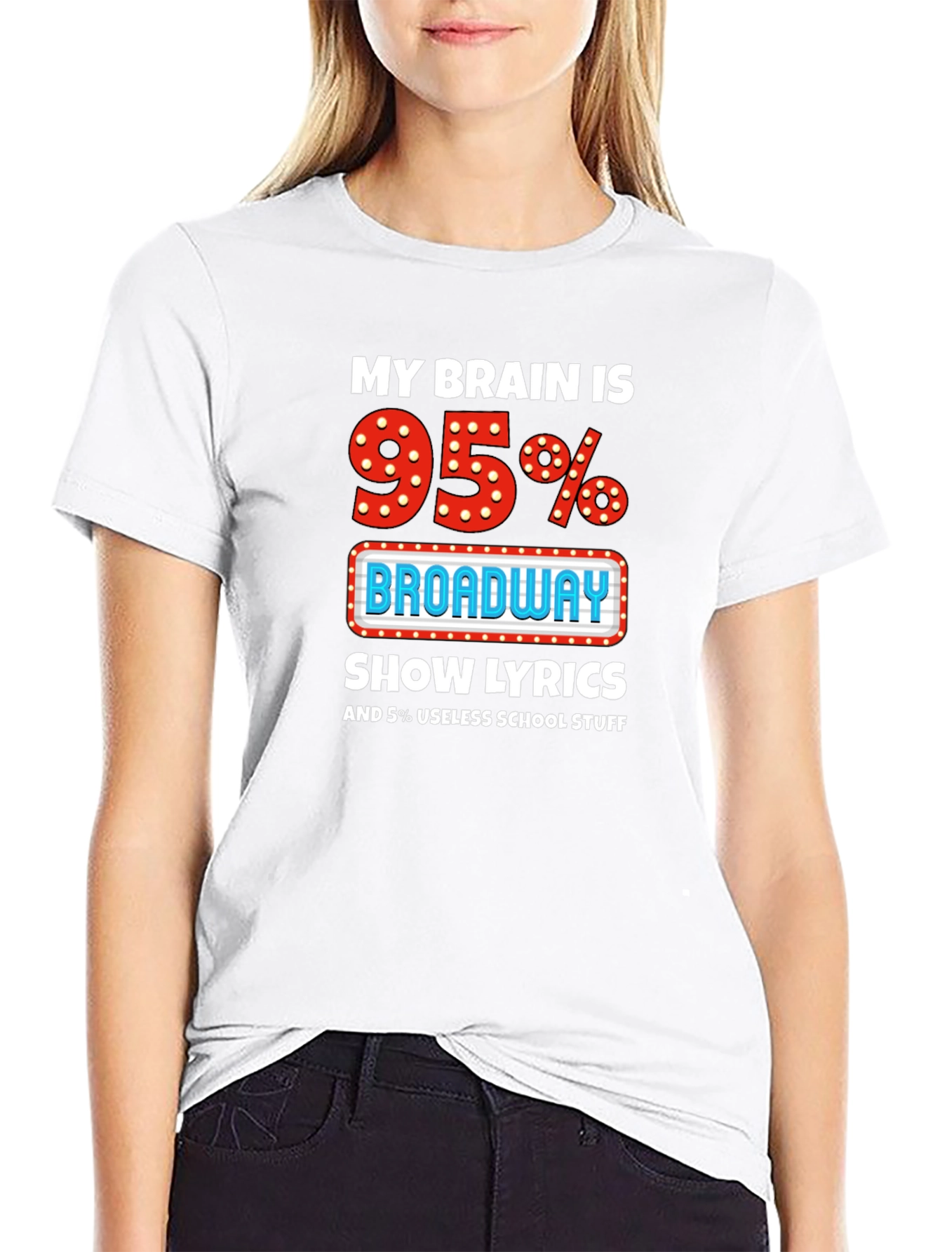 Broadway Lyrics T-Shirt - Funny Theater Lover Tee