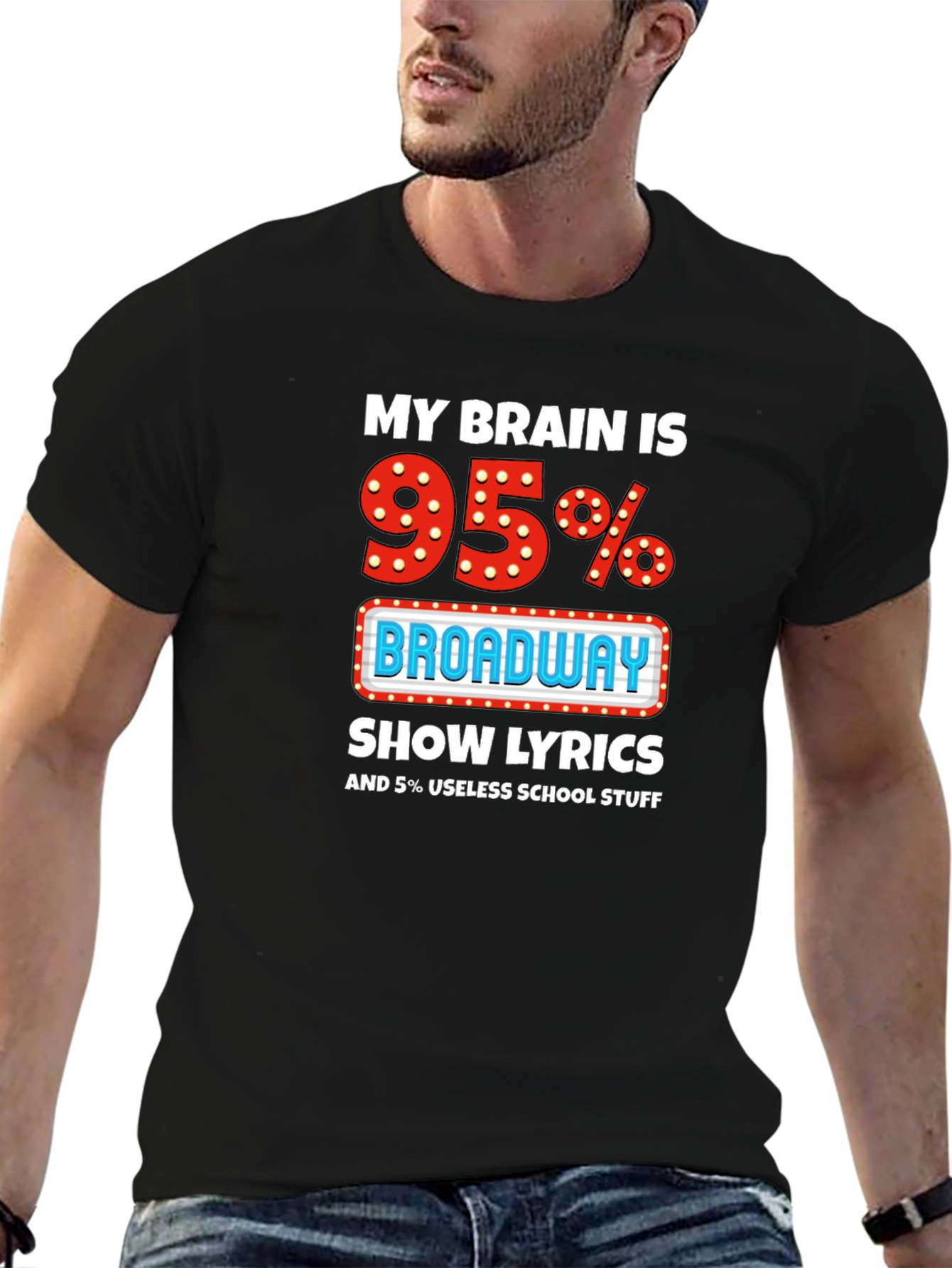 Broadway Lyrics T-Shirt - Funny Theater Lover Tee