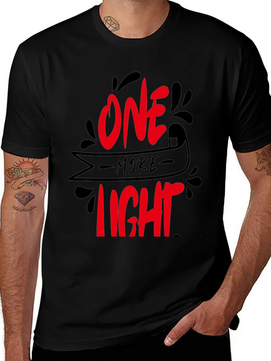 One More Light Graphic Tee - Black
