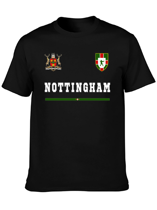 Nottingham T-Shirt: Vintage Crest Design
