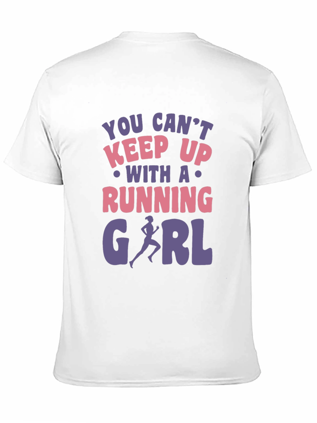 Running Girl Graphic Tee - You Cant Keep Up!