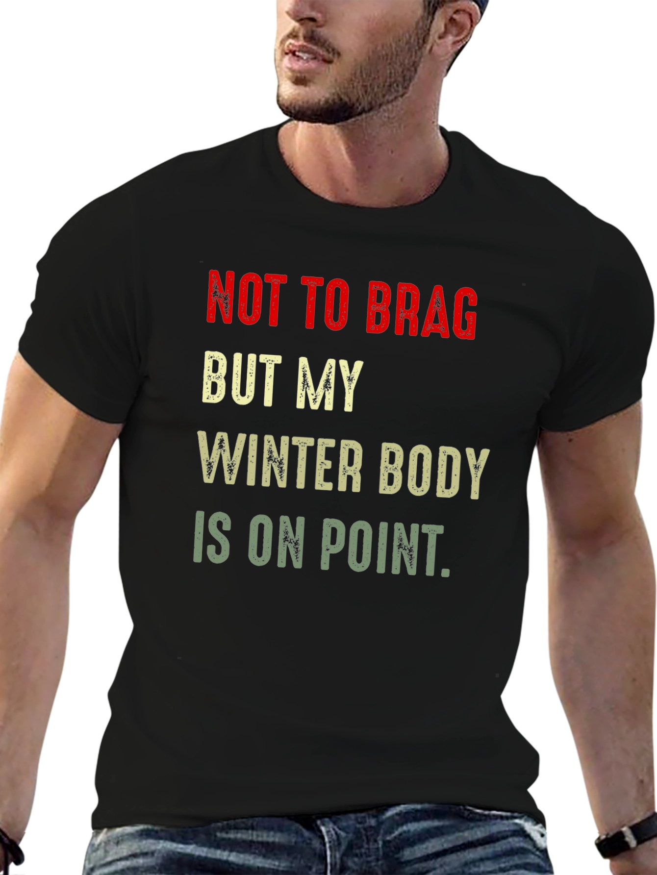 Winter Body On Point T-Shirt - Funny Graphic Tee