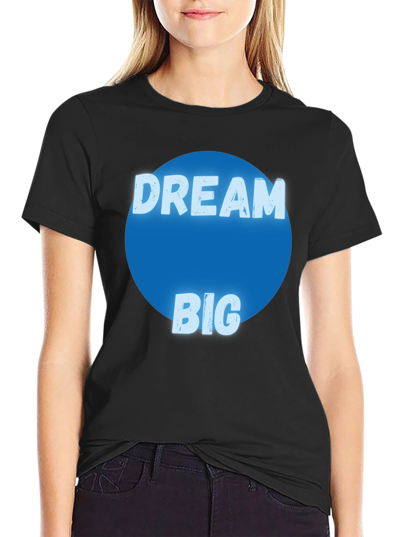 Dream Big Graphic Tee - Mens Black T-Shirt